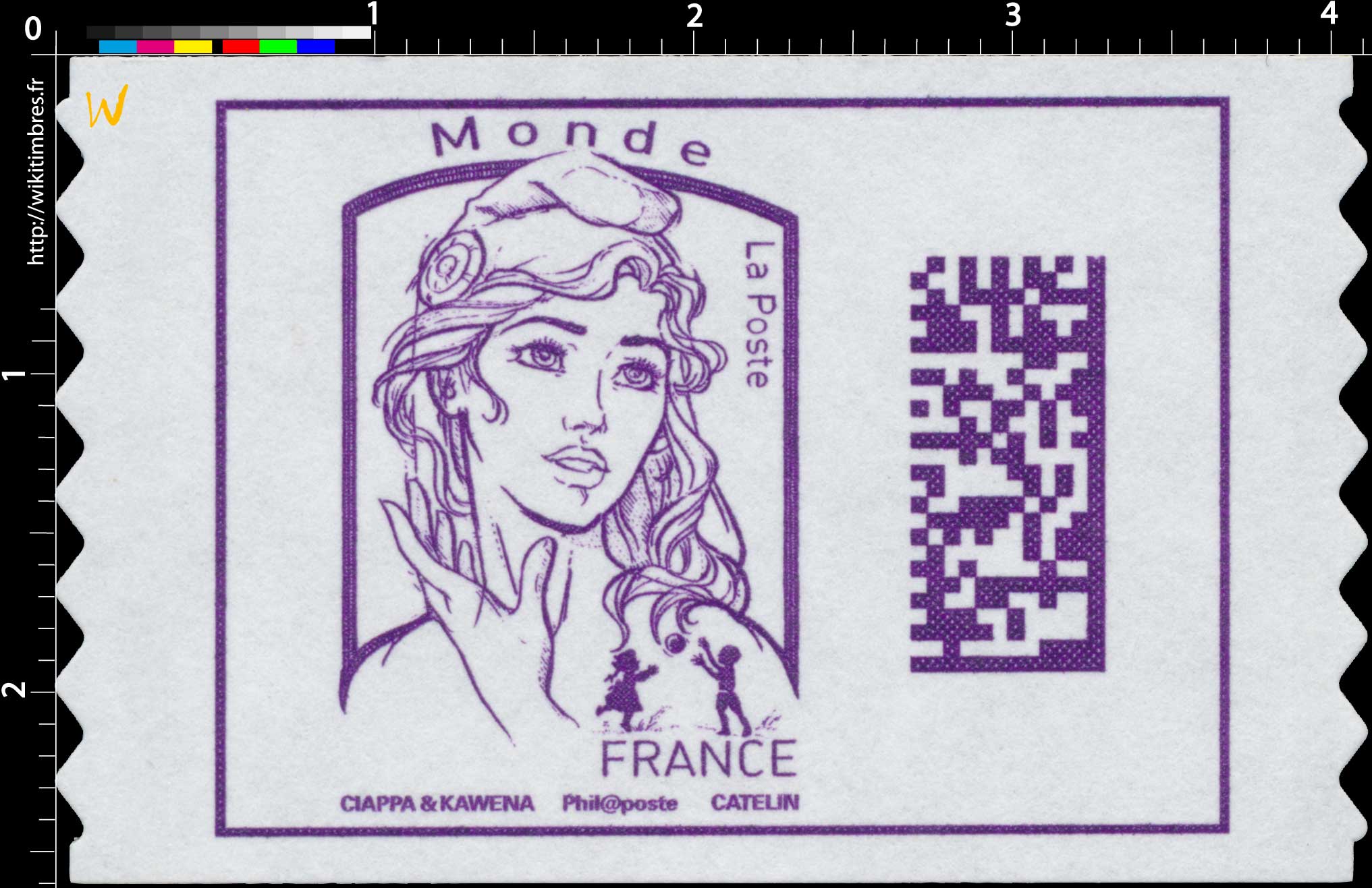 Marianne Monde - Code Datamatrix - 2016