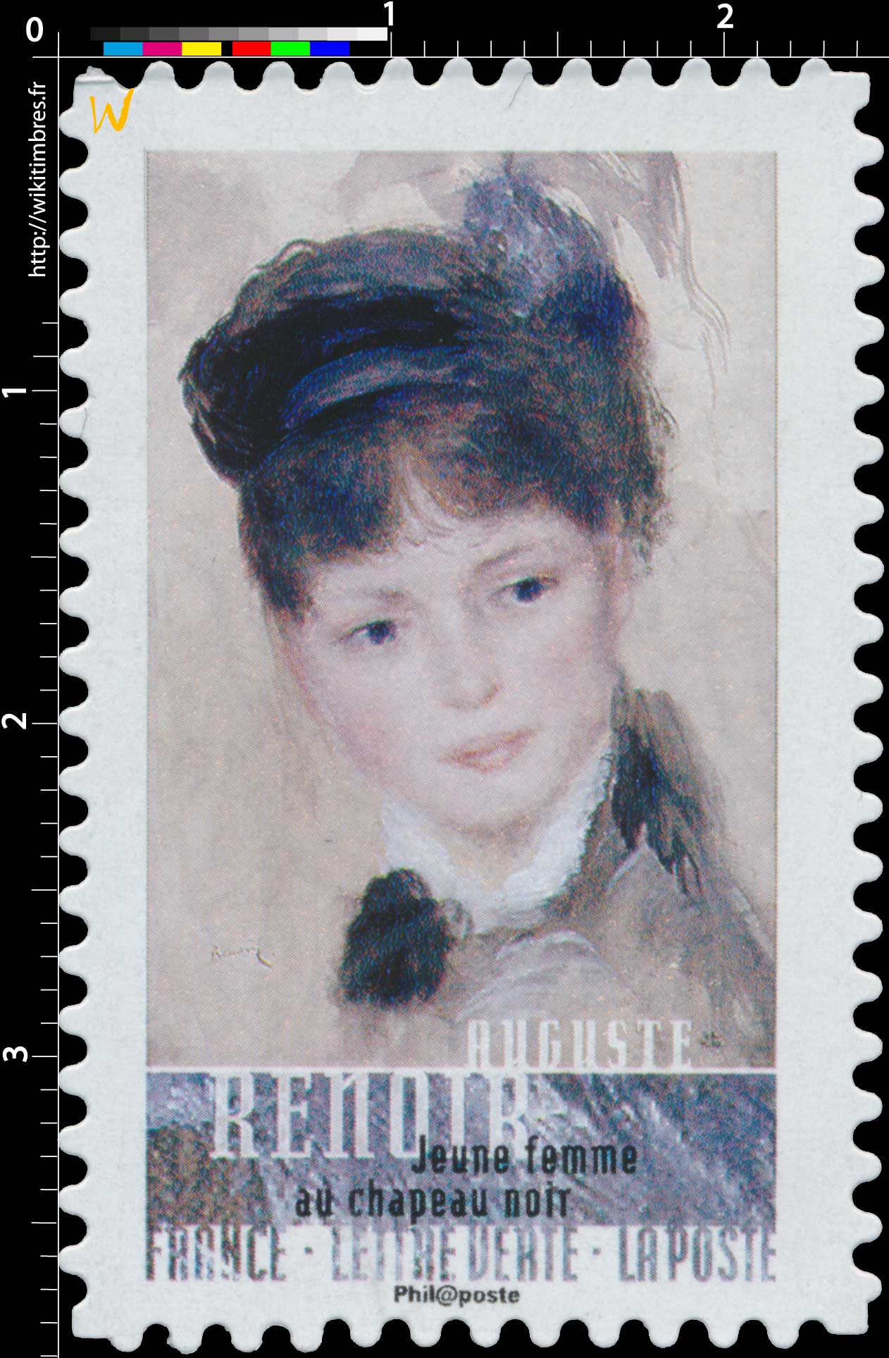 2016 Auguste Renoir - Jeune femme au chapeau noir