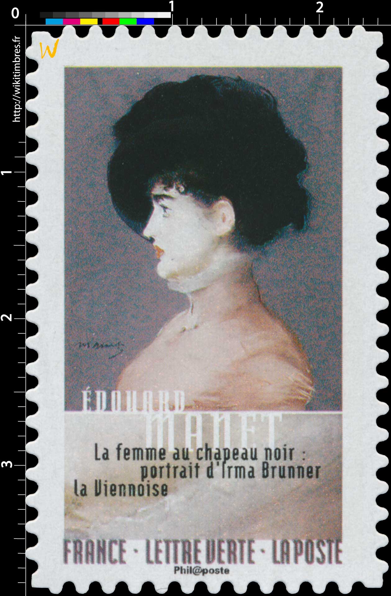 2016 Edouard Manet - La femme au chapeau noir: portrait d'Irma Brunner la Viennoise
