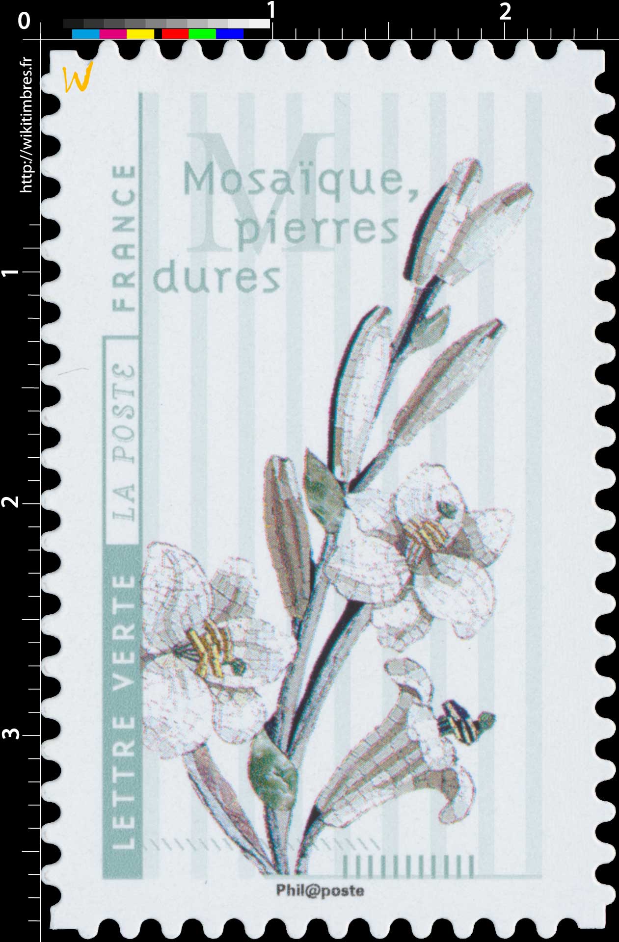 2017 Mosaïque, pierres dures