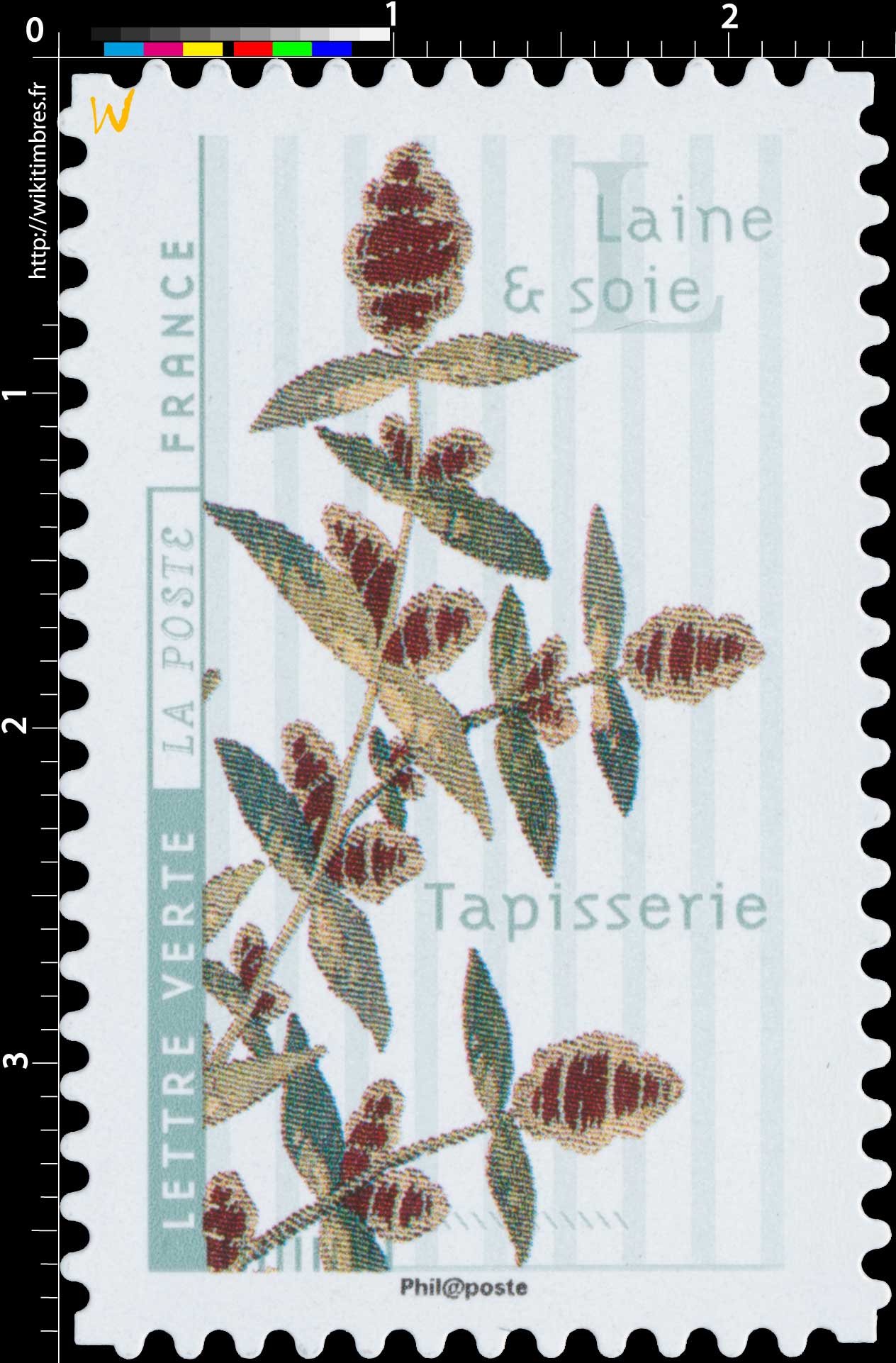 2017 Laine et soie / Bois gravé