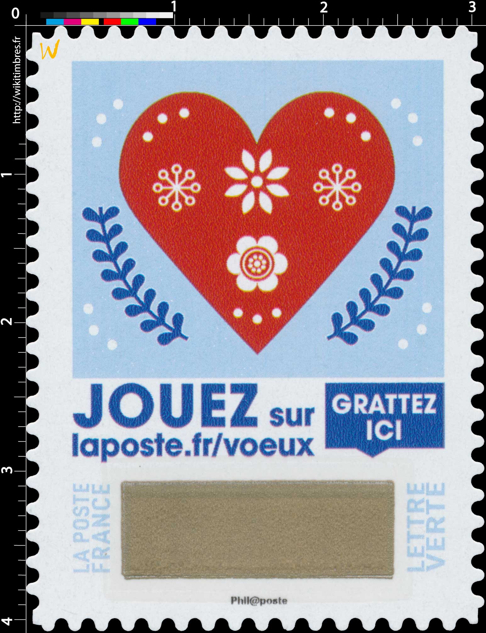  2018 Jouer sur laposte.fr/voeux - Gratter ici