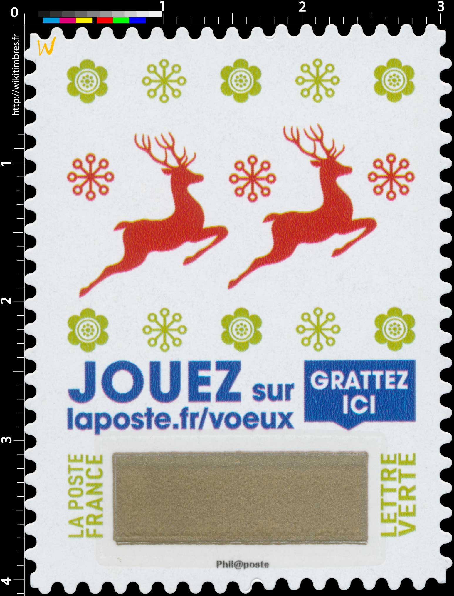  2018 Jouer sur laposte.fr/voeux - Gratter ici