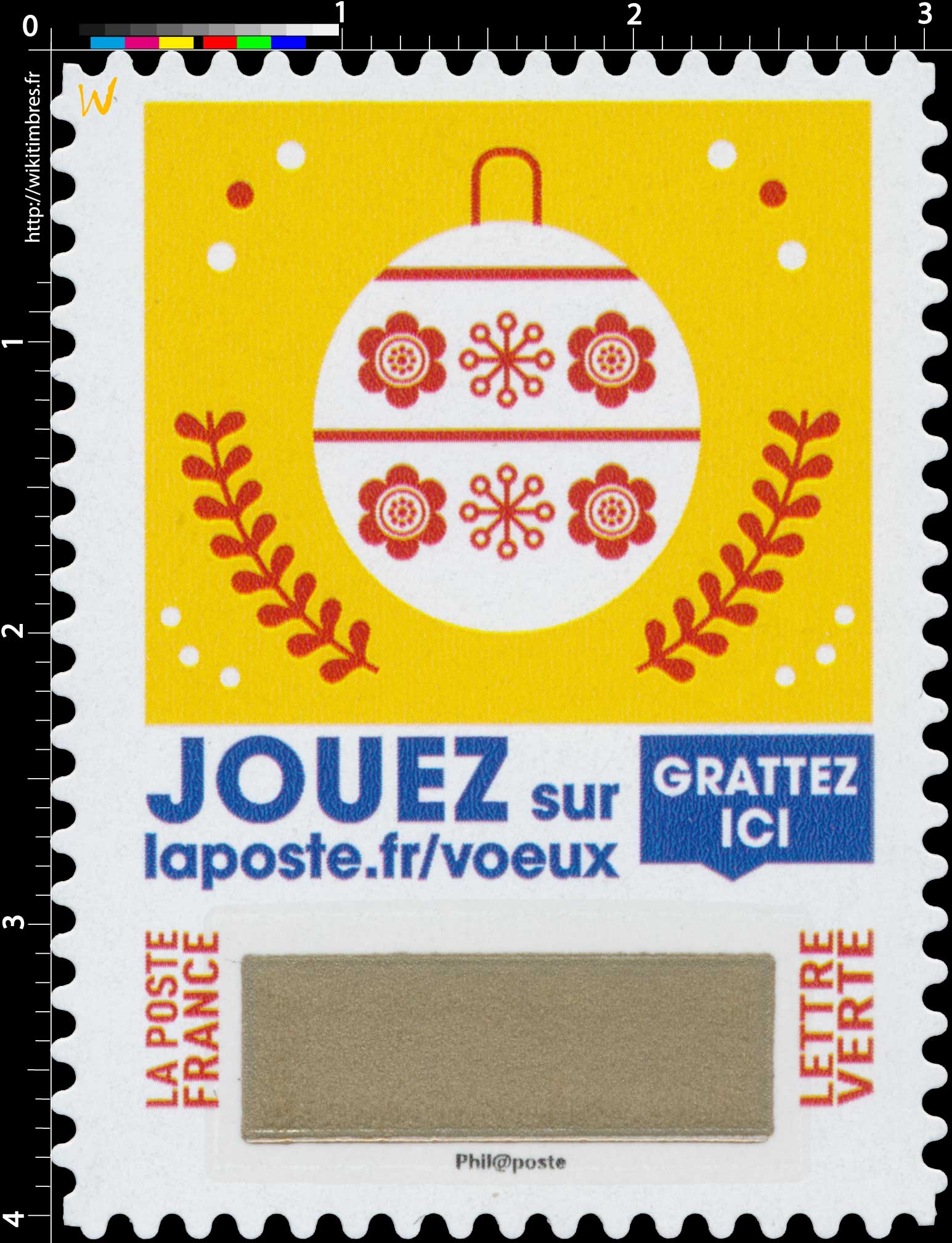  2018 Jouer sur laposte.fr/voeux - Gratter ici