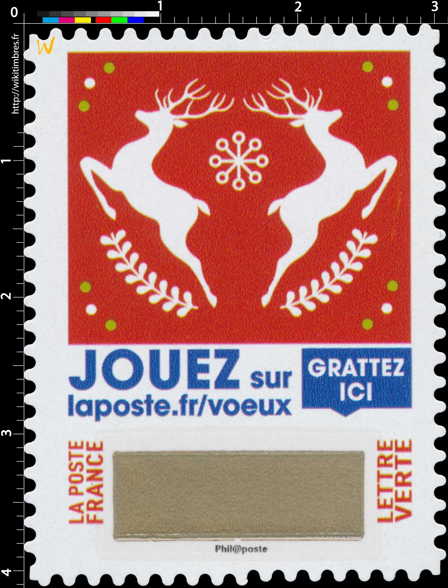  2018 Jouer sur laposte.fr/voeux - Gratter ici