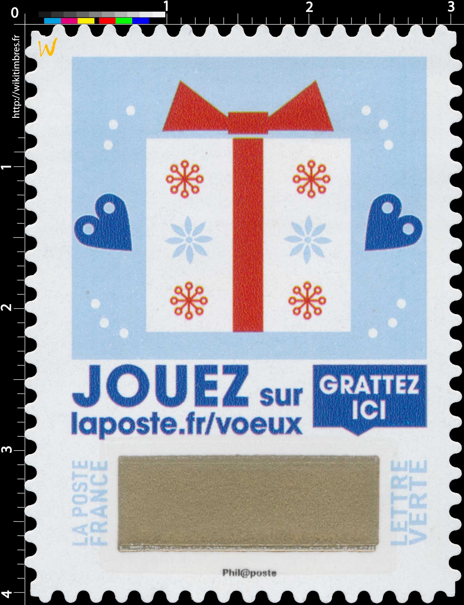  2018 Jouer sur laposte.fr/voeux - Gratter ici 