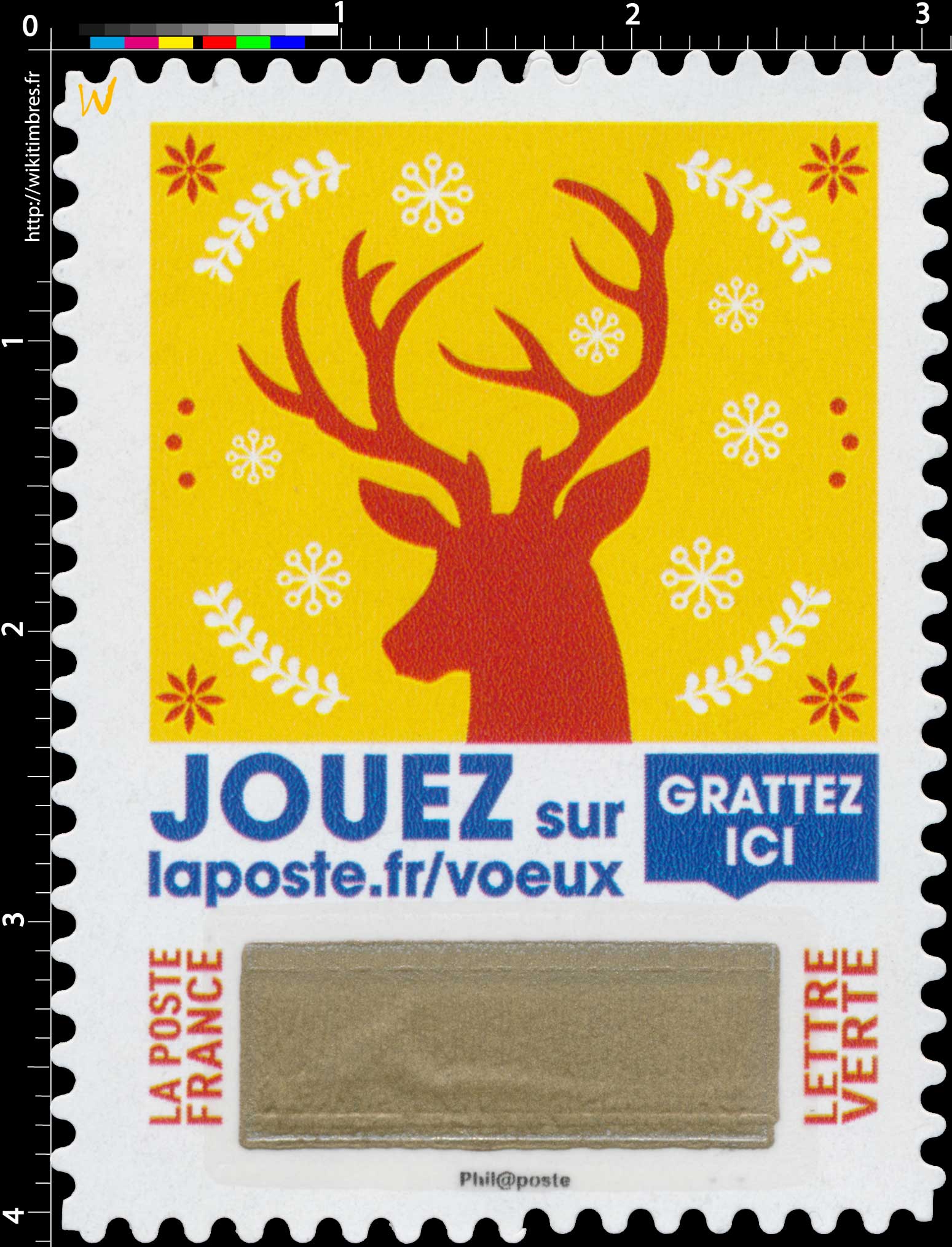  2018 Jouer sur laposte.fr/voeux - Gratter ici