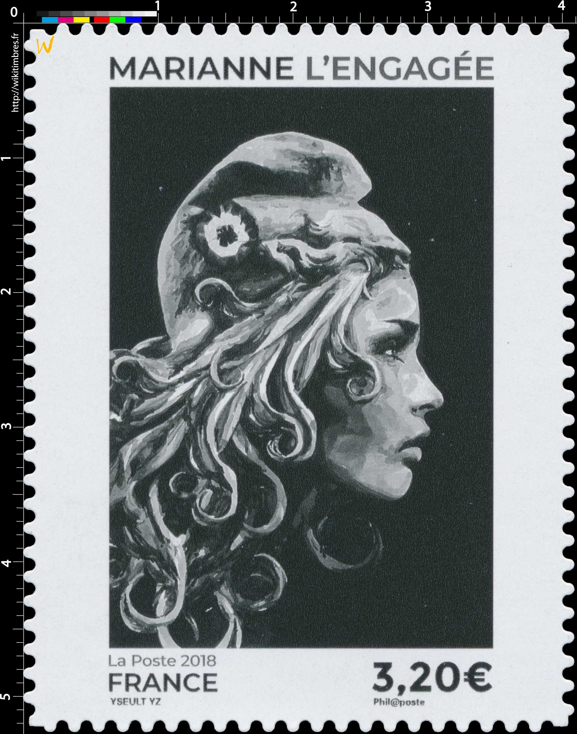 2018  Type Marianne l'engagée d'Yseult