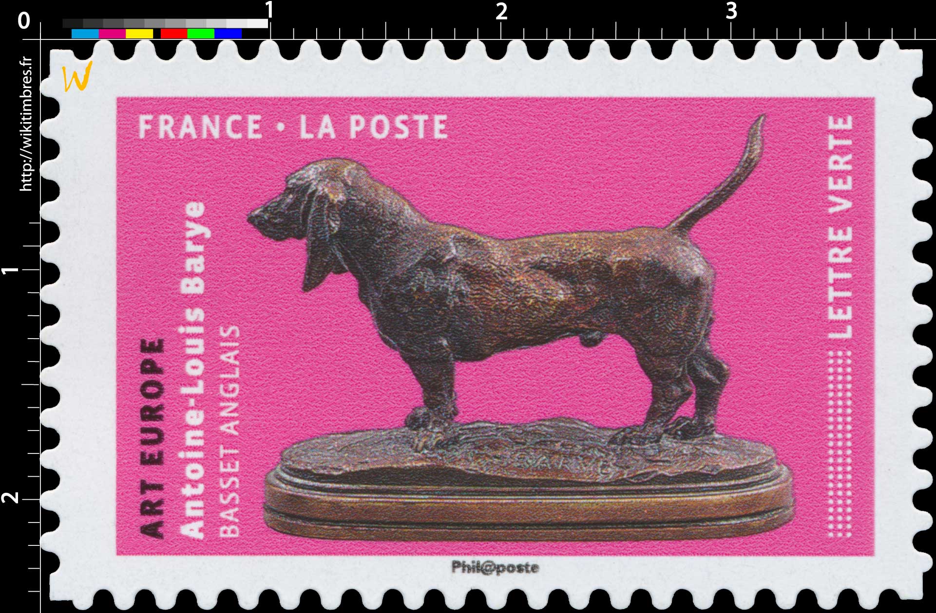 2018 ART EUROPE - Antoine-Louis Barye - BASSET ANGLAIS