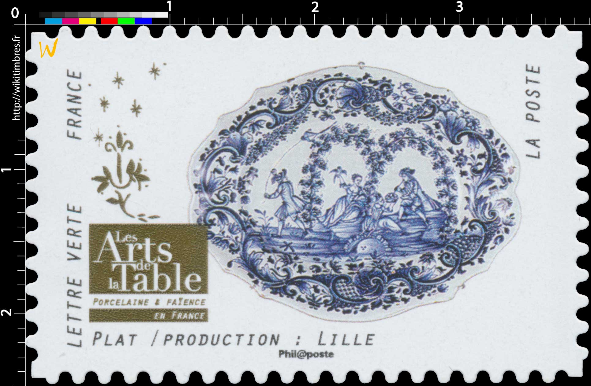 2018 Les Arts de la Table -  Porcelaine & Faïence - En France - Plat / Production : Lille