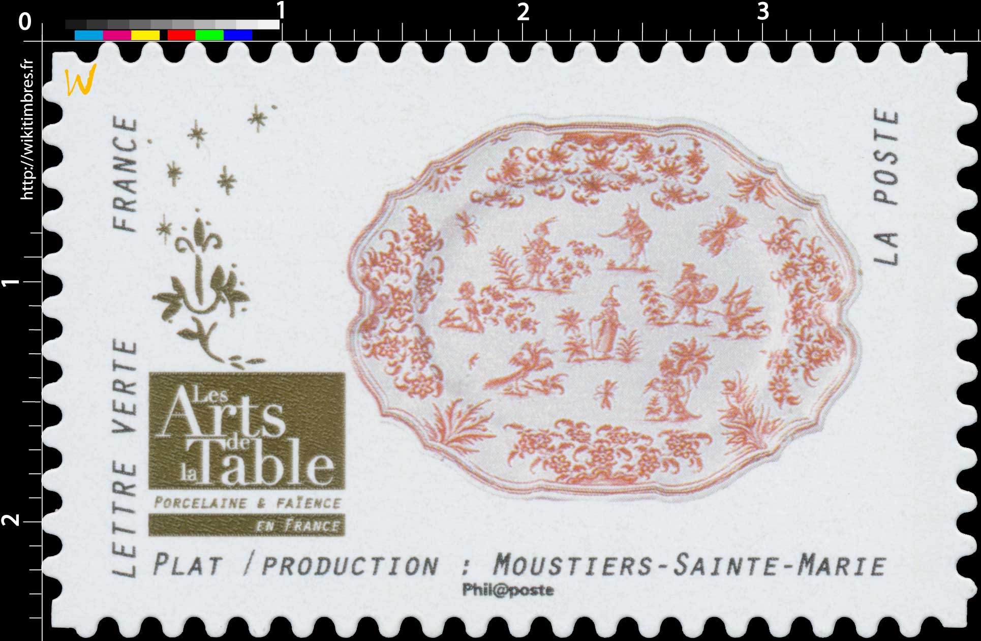 2018 Les Arts de la Table -  Porcelaine & Faïence - En France - Plat / Production: Moustiers-Sainte-Marie