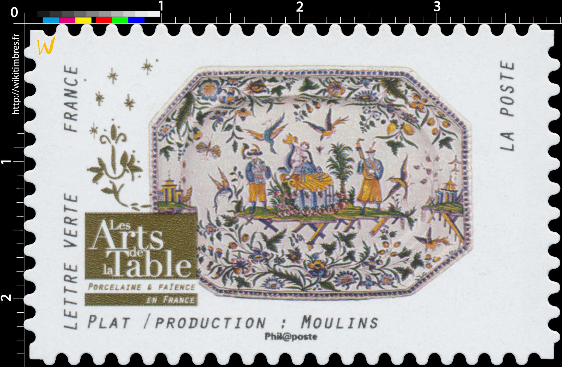 2018 Les Arts de la Table -  Porcelaine & Faïence - En France - Plat / Production : Moulins