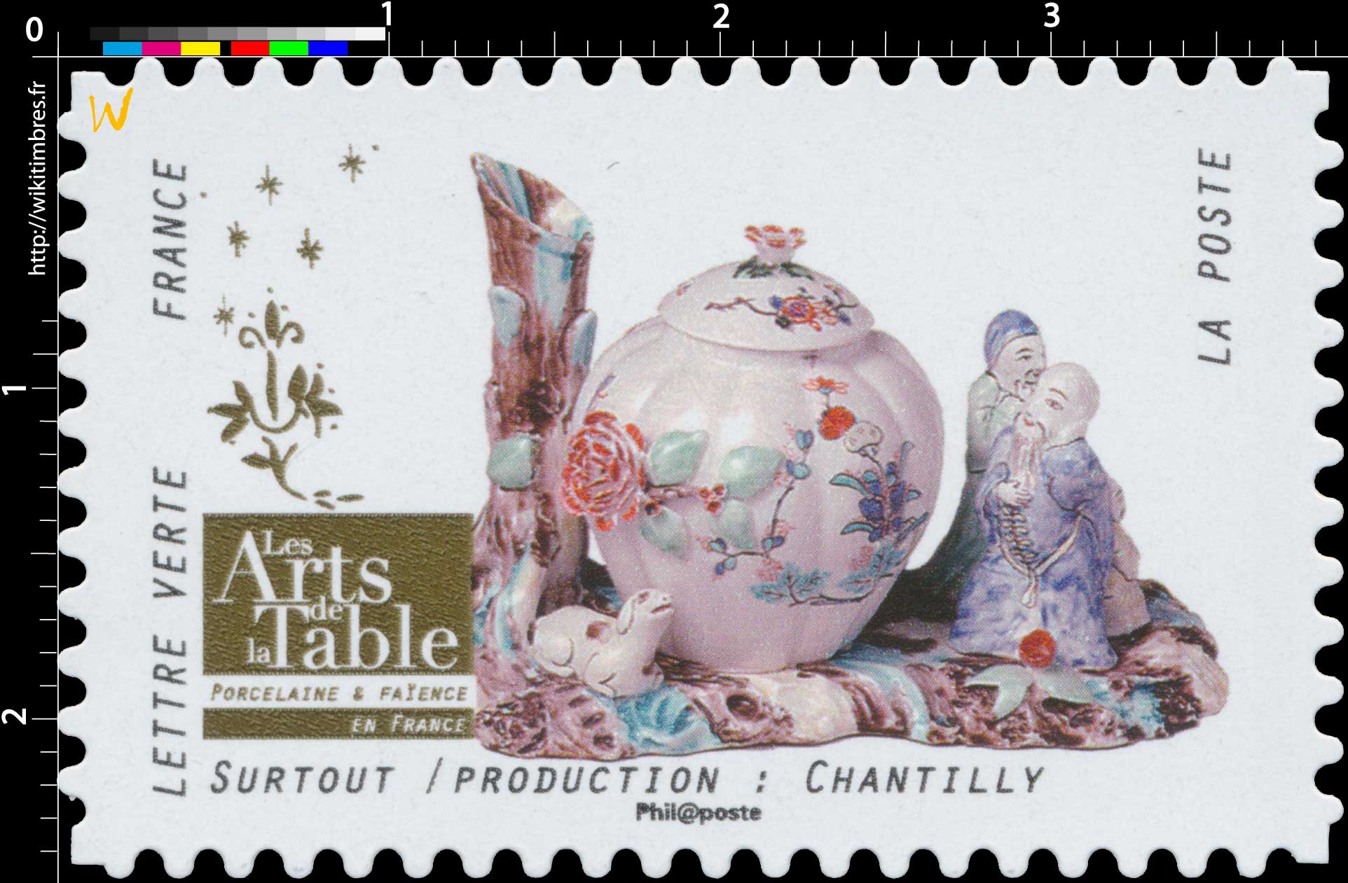 2018 Les Arts de la Table -  Porcelaine & Faïence - En France - Surtout / Production: Chantilly