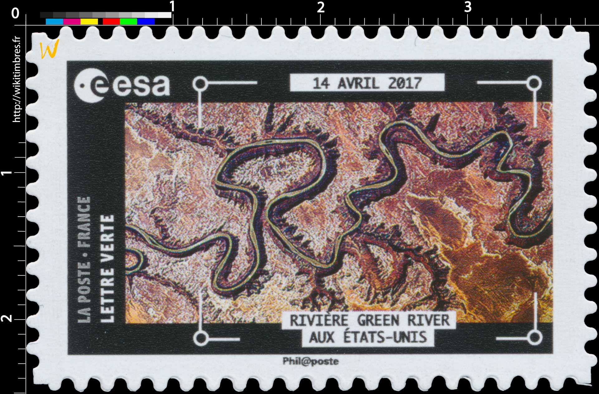 2018  ESA - 14 Avril 2017 - Rivière Green river aux Etats-Unis