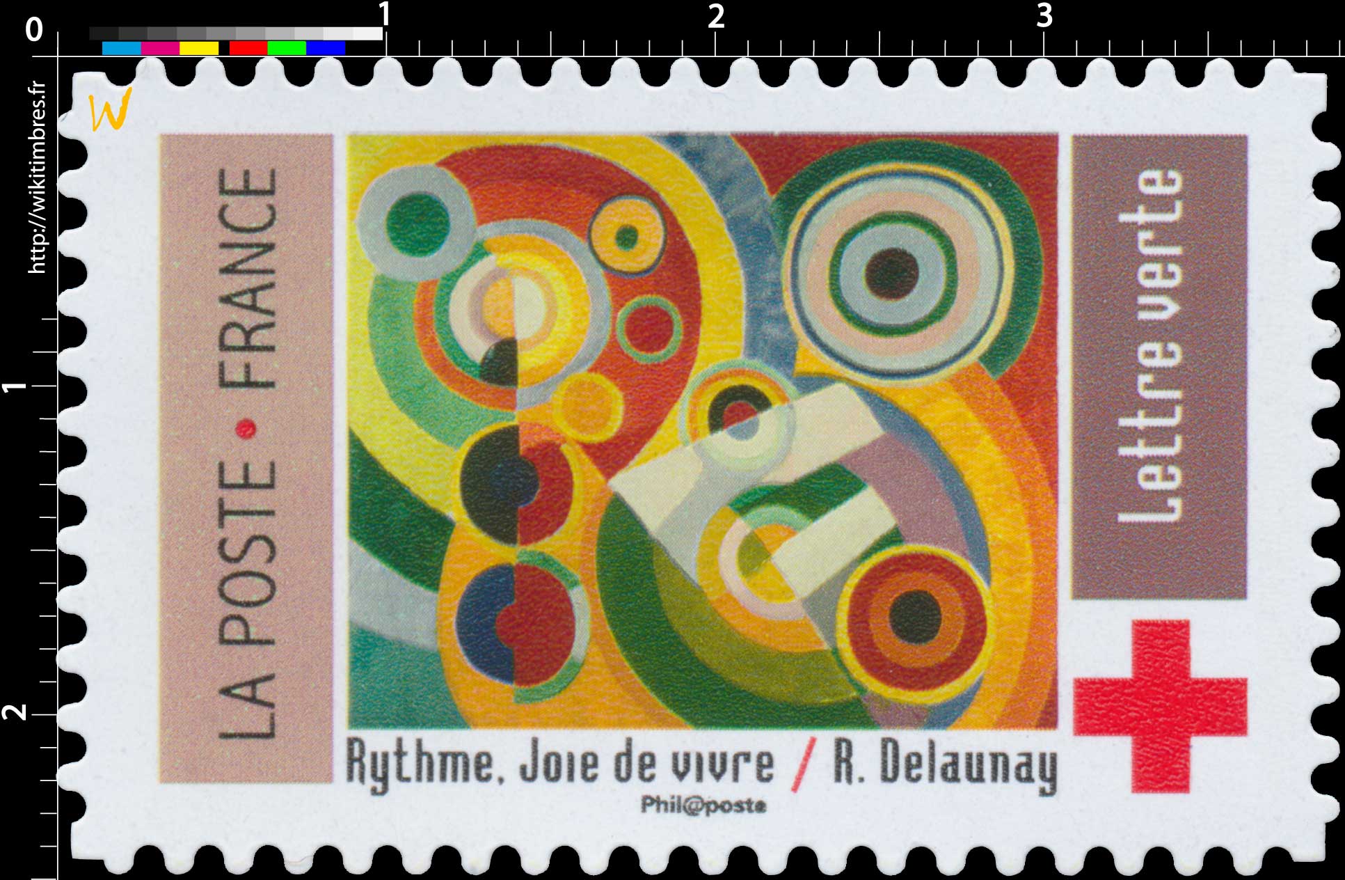 2020  Croix-Rouge française - Rythme - Joie de Vivre / R.Delaunay