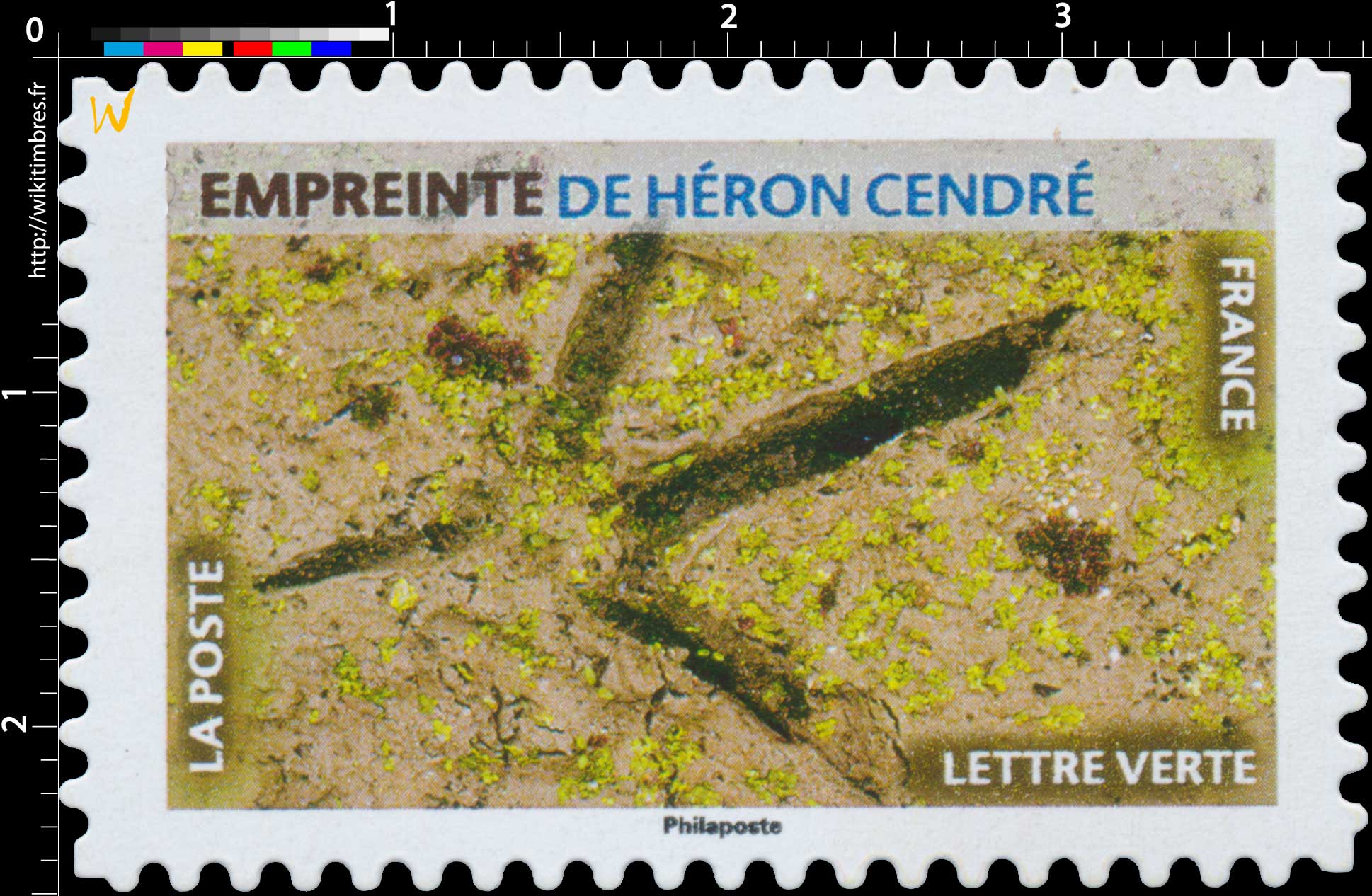 2021 Empreinte de héron cendré