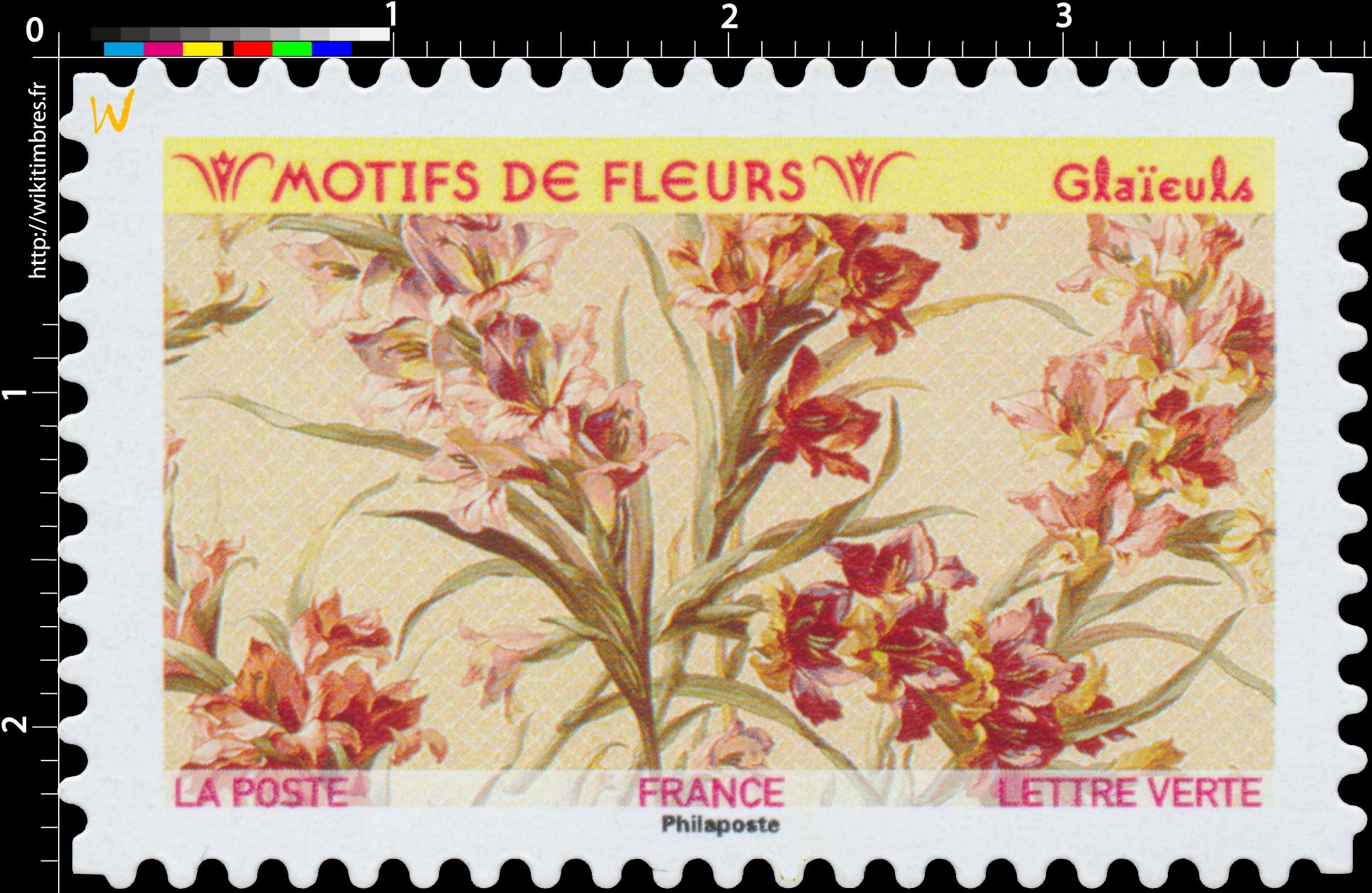 2021 Motifs de fleurs - Glaïeuls