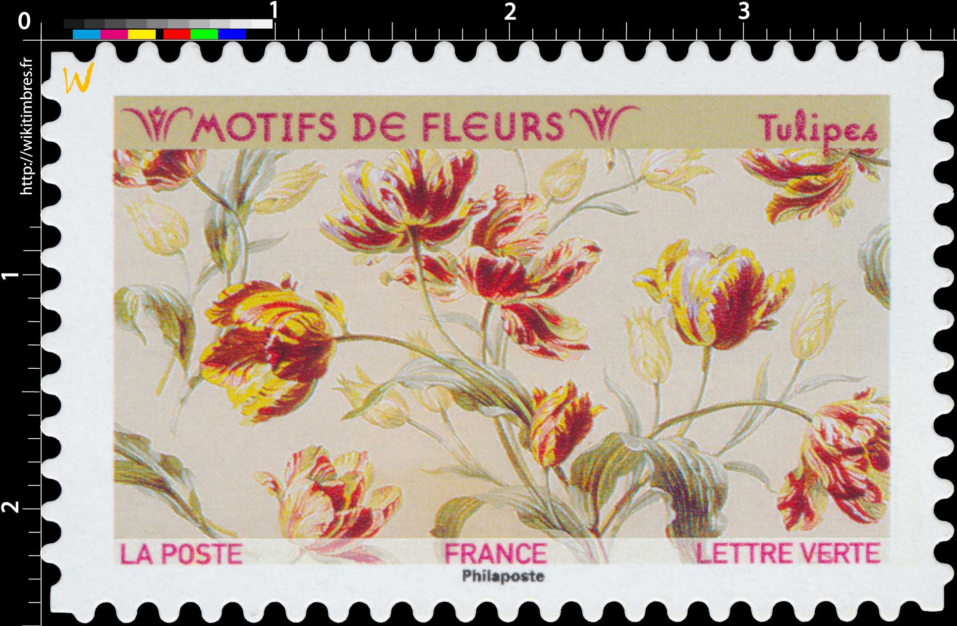 2021 Motifs de fleurs - Tulipes