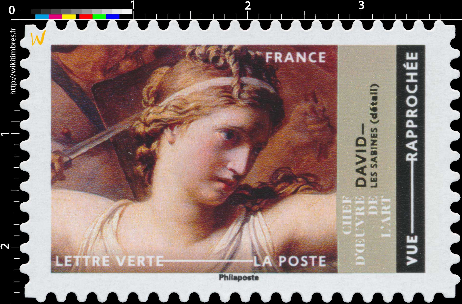 2022 CHEFS-D’OEUVRE DE L’ART - Jacques-Louis David Les Sabines (détail)