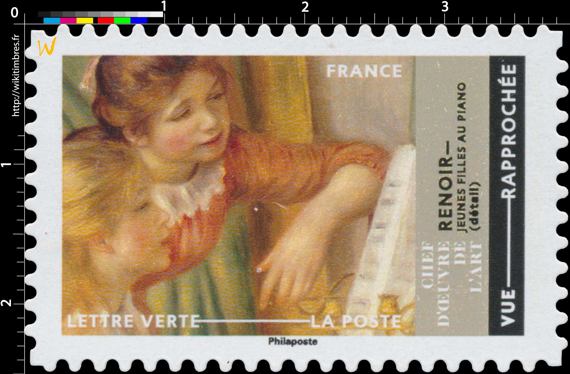 2022 CHEFS-D’OEUVRE DE L’ART - Auguste Renoir Jeunes filles au piano (détail)