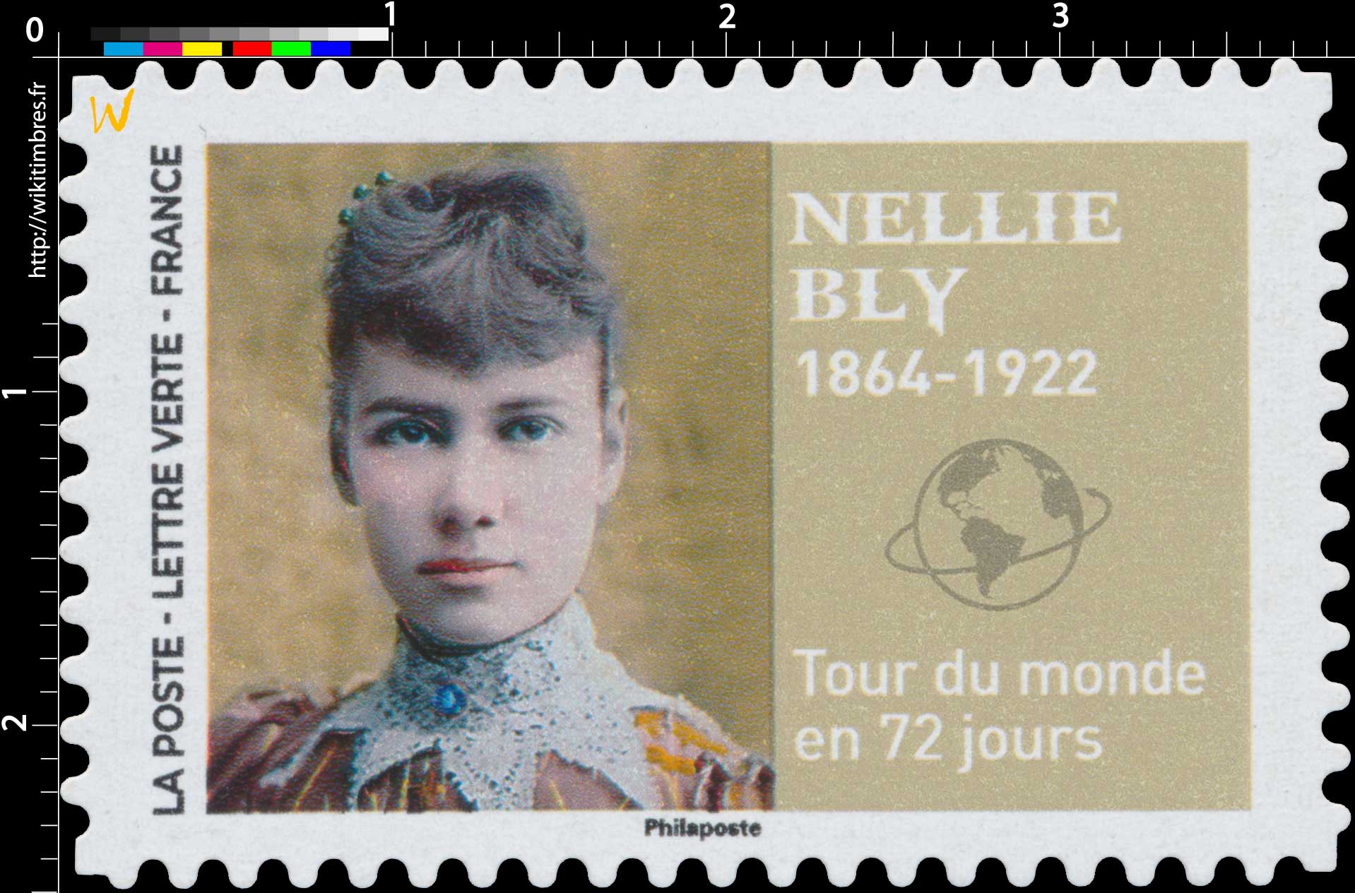 2022 Nellie Bly 1864- 1922 - Tour du monde en 72 jours
