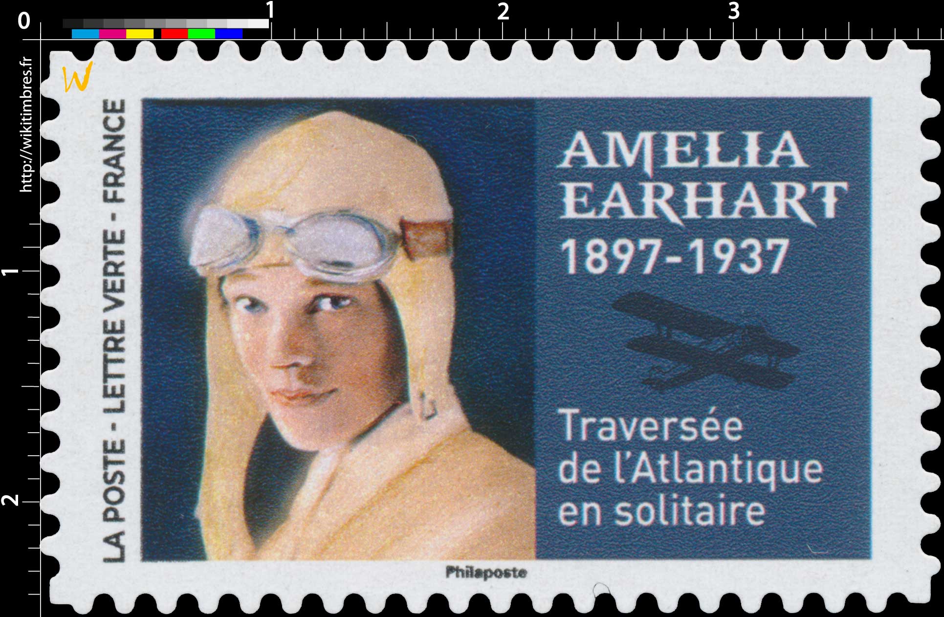 2022 Amelia Earhart 1897 - 1937 - Traversée de l'Atlantique en solitaire