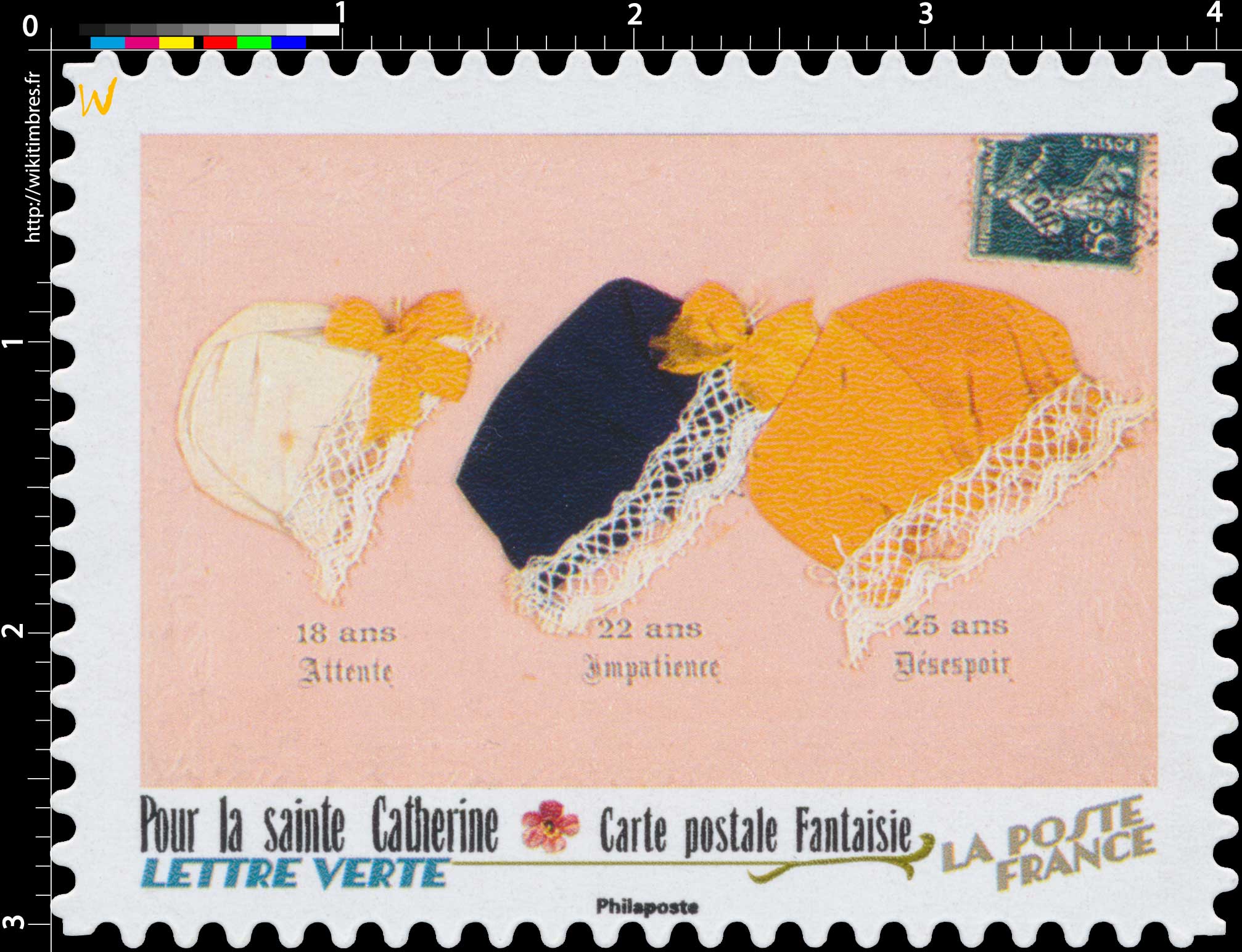 2022 Pour la sainte Catherine - Carte postale fantaisie