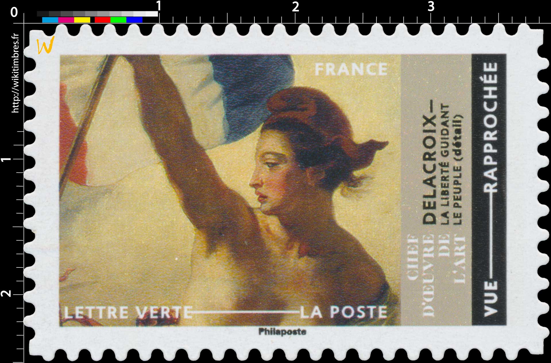 2022 CHEFS-D’OEUVRE DE L’ART - Delacroix La Liberté guidant le peuple (détail)