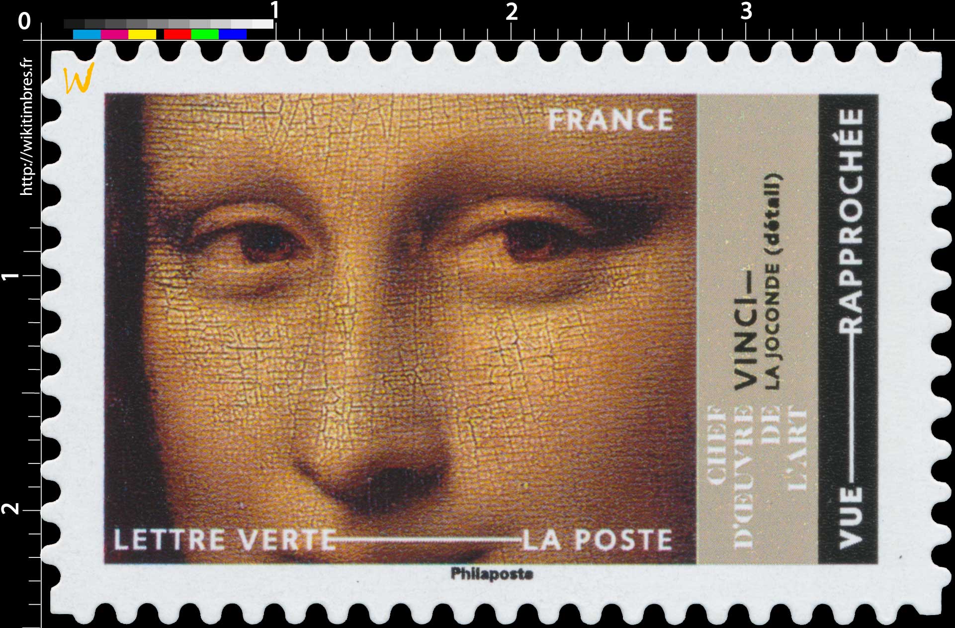 2022 CHEFS-D’OEUVRE DE L’ART - Léonard de Vinci La Joconde (détail)