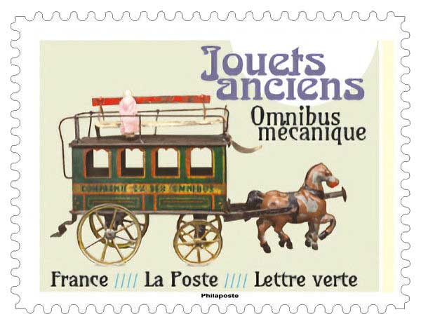 2023 JOUETS ANCIENS - omnibus mécanique