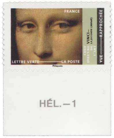 2023 CHEFS-D’OEUVRE DE L’ART - Léonard de Vinci La Joconde (détail)