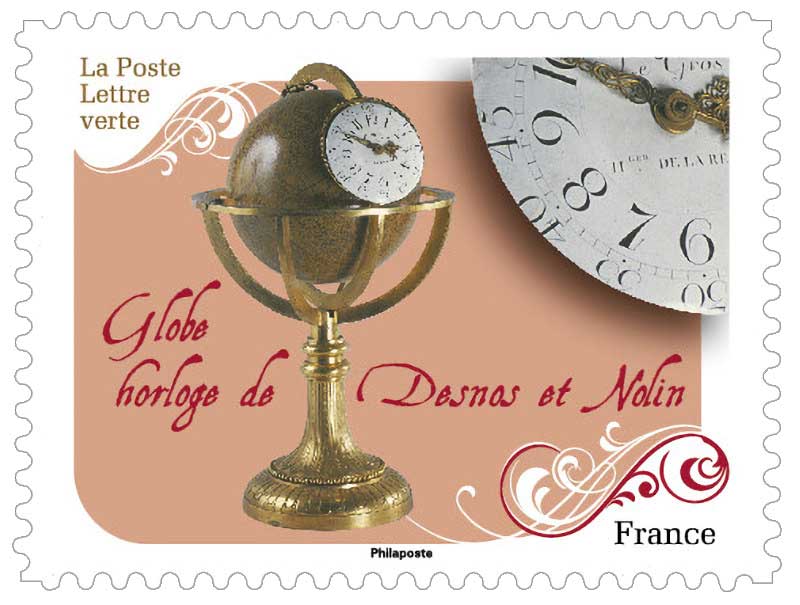 2024 Globe horloge de Desnos et Nolin