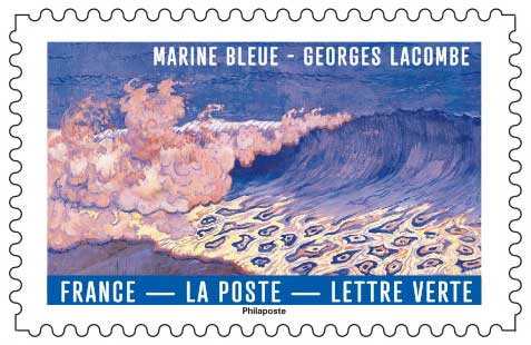 2026 Marine bleue - Georges Lacombe