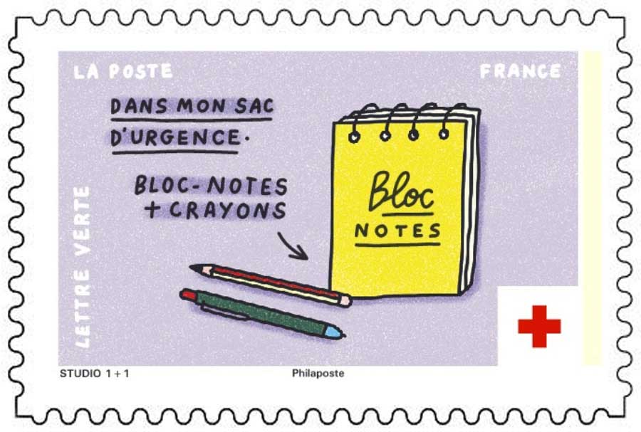 2026 Dans mon sac d'urgence - Bloc notes + crayons