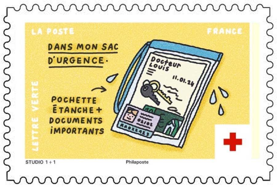 2026 Dans mon sac d'urgence - Pochette étanche + documents importants