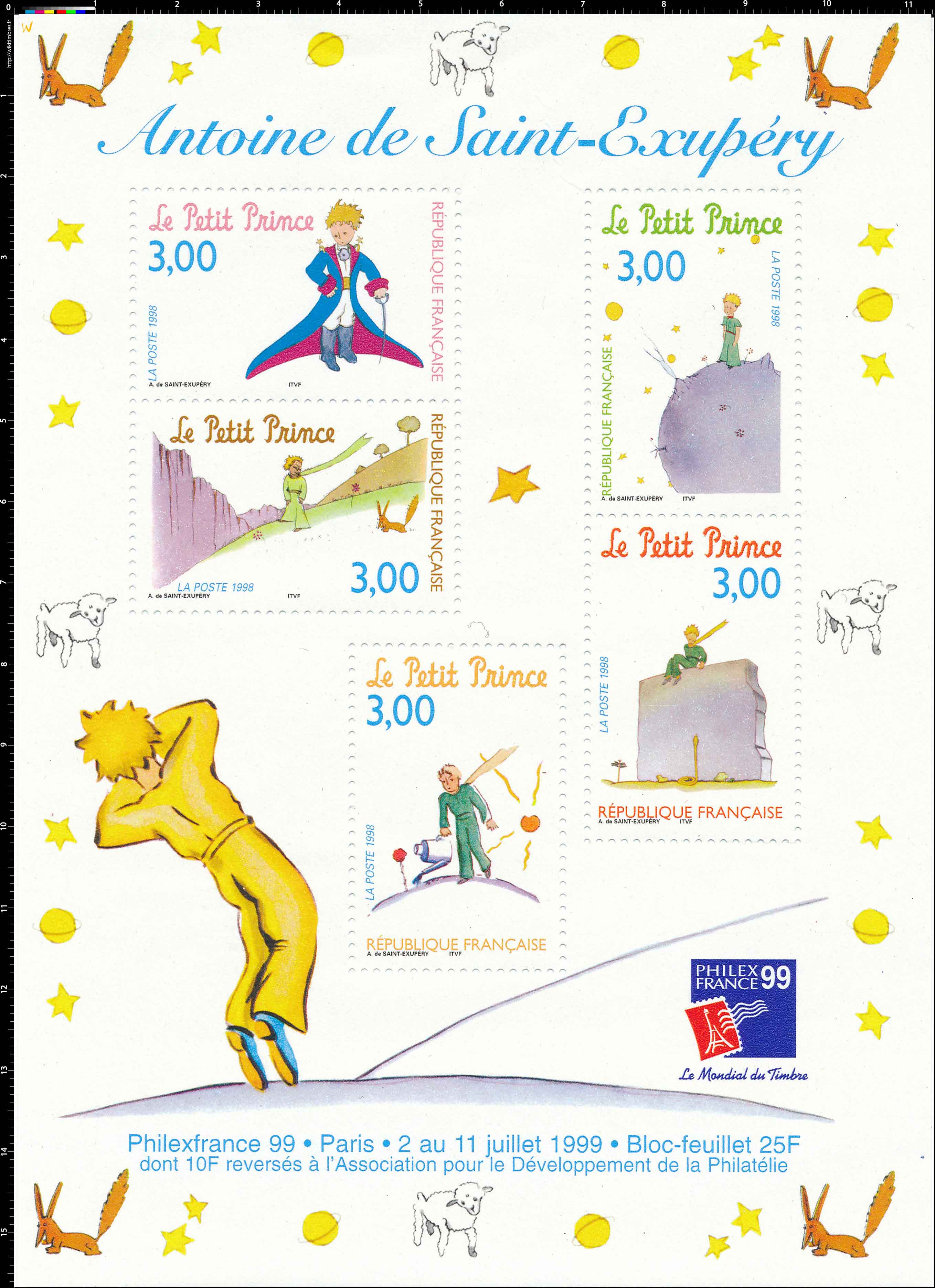 Philexfrance 99 Antoine de Saint-Exupéry