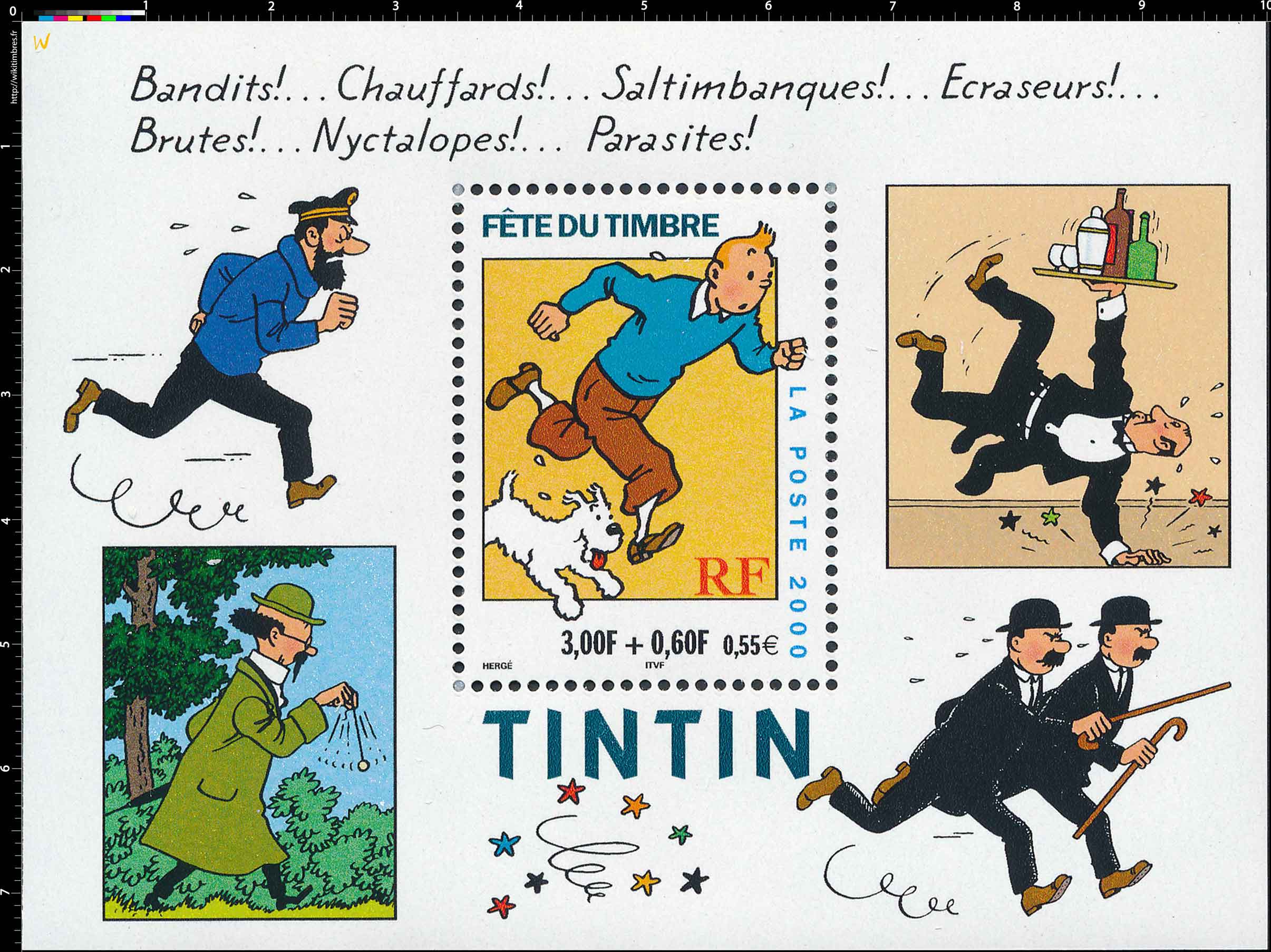 2000 Fête du Timbre Tintin