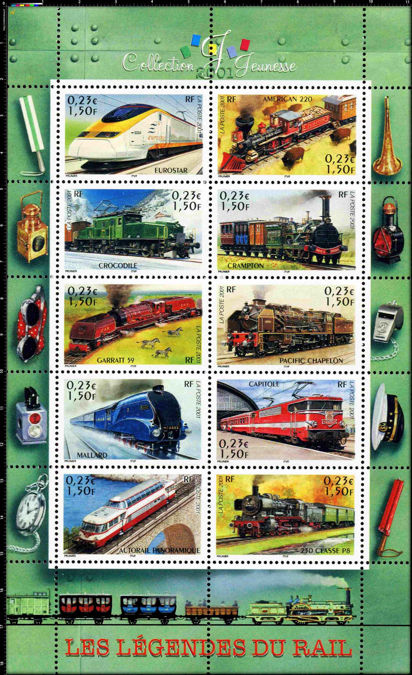 Collection Jeunesse LES LÉGENDES DU RAIL