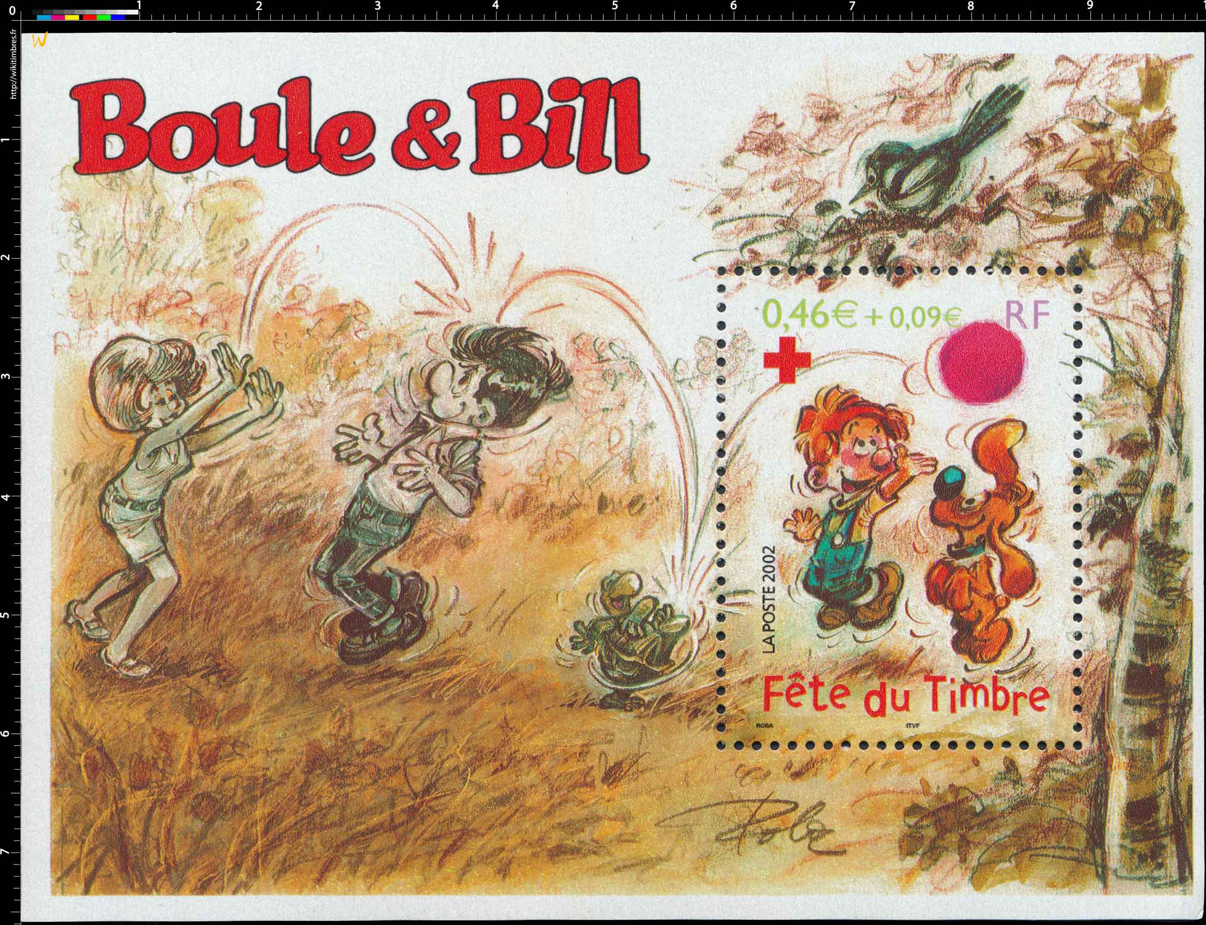 2002 Fête du timbre Boule & Bill