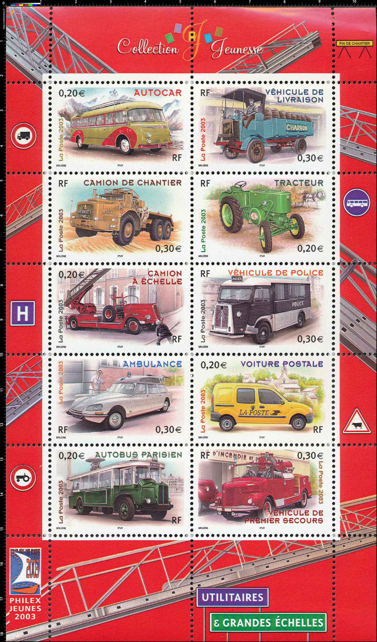 Collection Jeunesse UTILITAIRES ET GRANDE ÉCHELLE