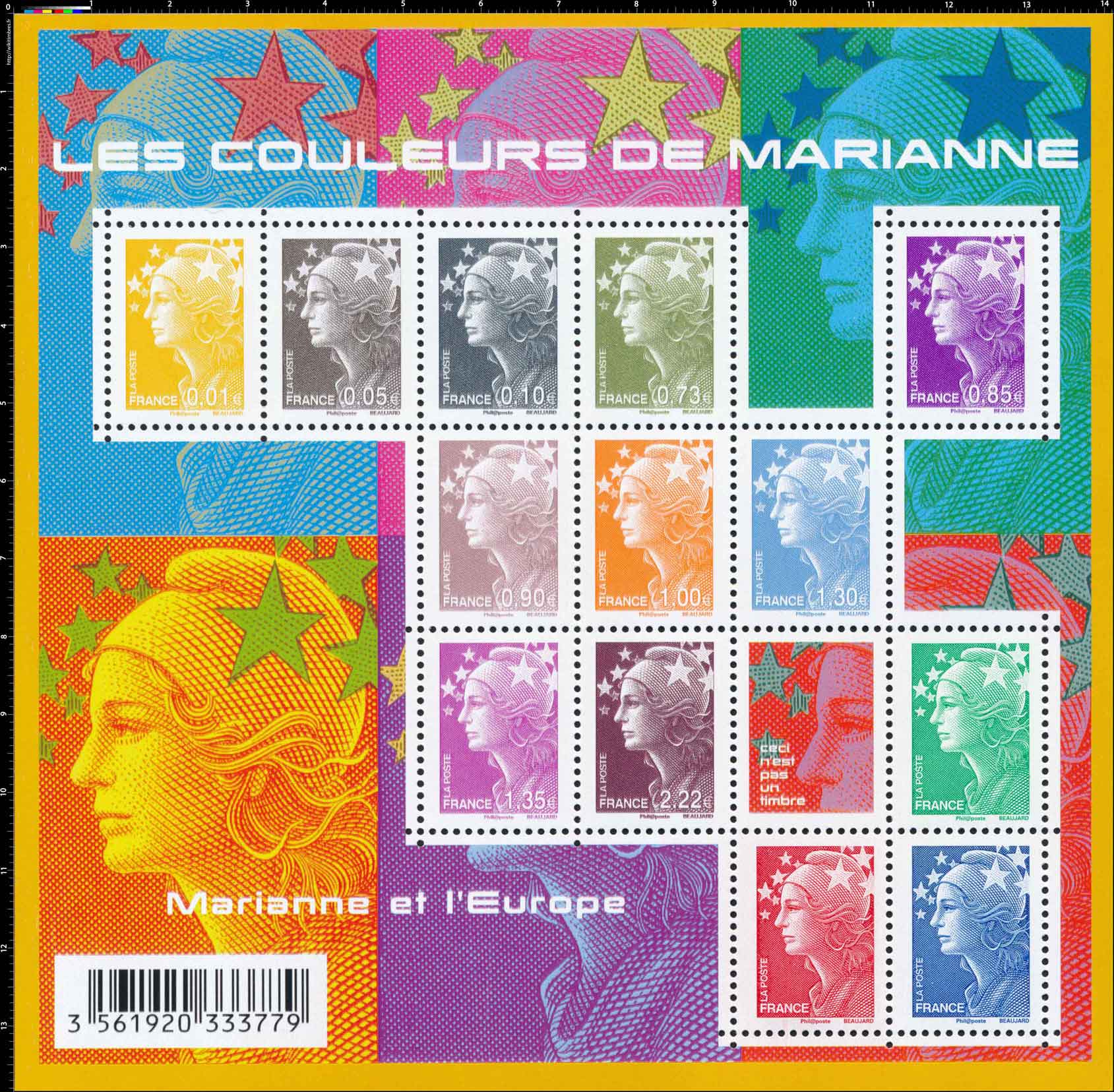 Marianne et l’Europe LES COULEURS DE MARIANNE