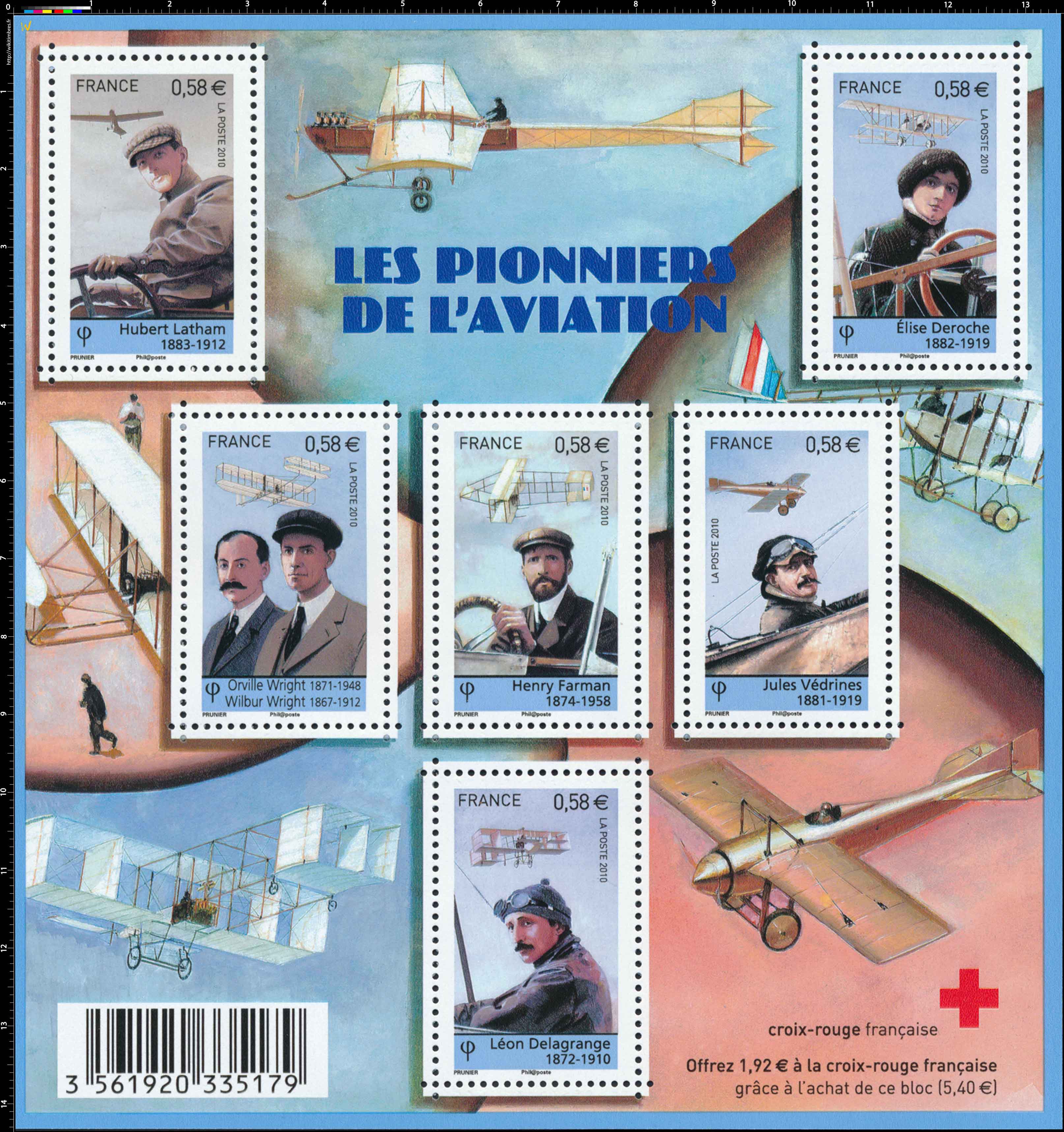 2010 Bloc Pionniers de l'aviation