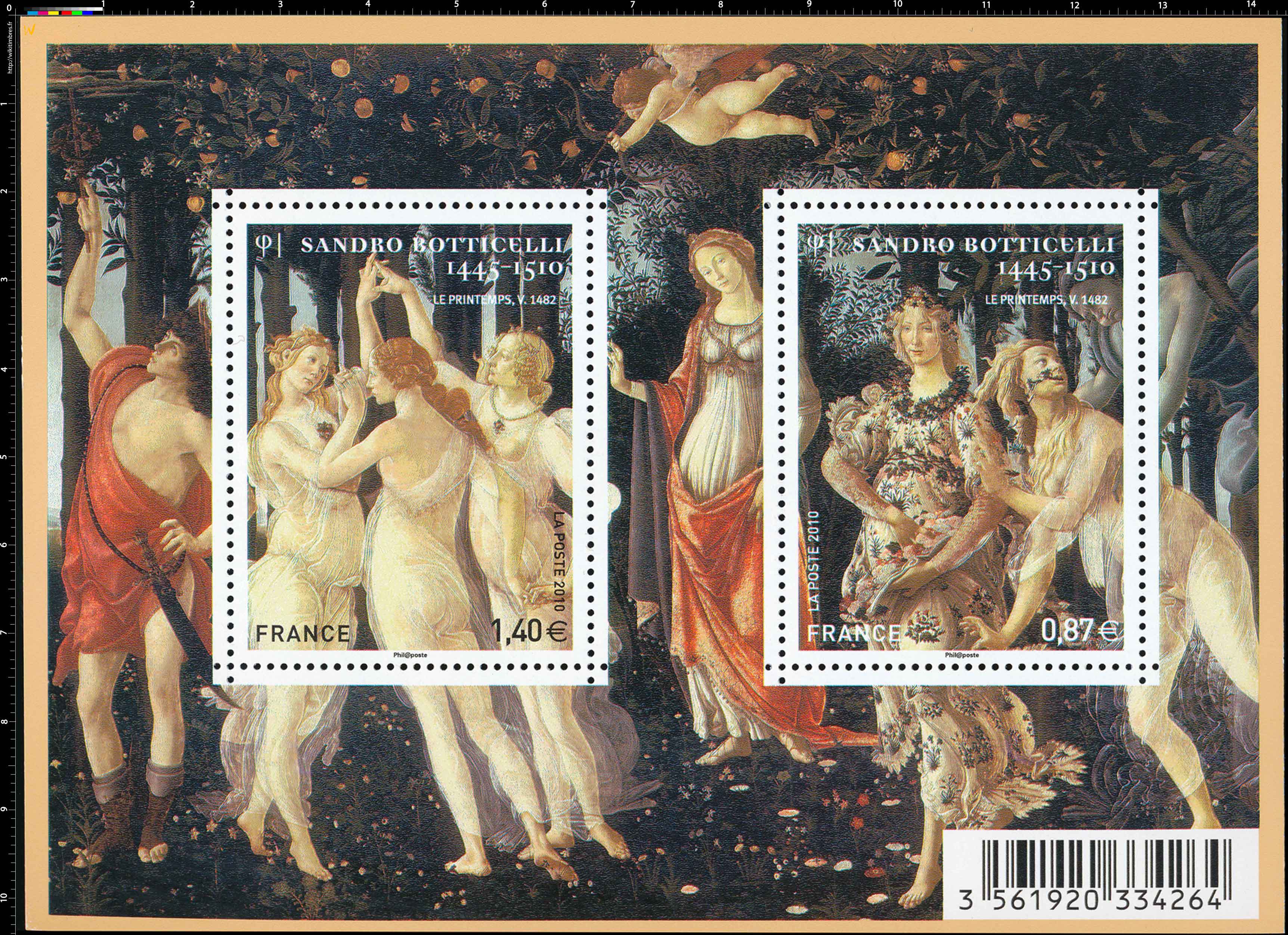 2010 Sandro Botticelli 1445 – 1510. Le Printemps, v. 1482