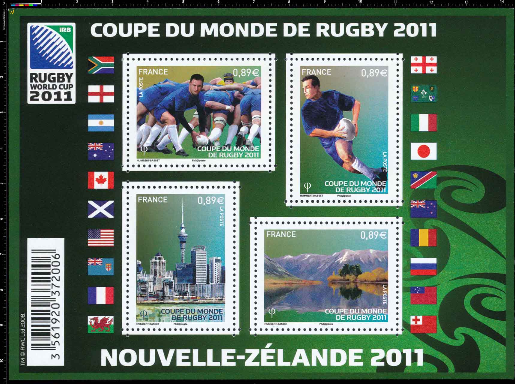 2011 Coupe du Monde de rugby 2011 Nouvelle-Zélande 2011