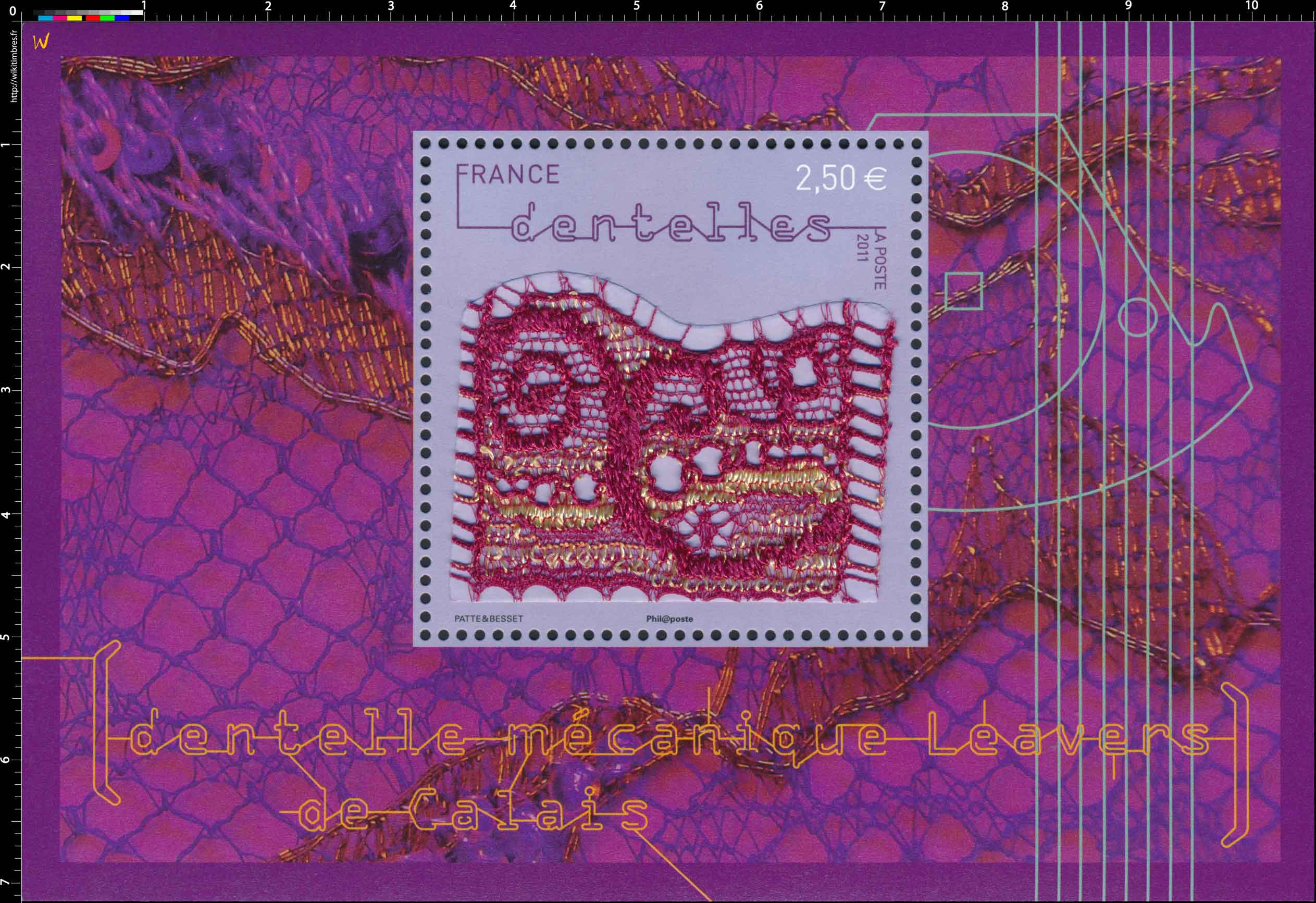 La dentelle mécanique Leavers de Calais