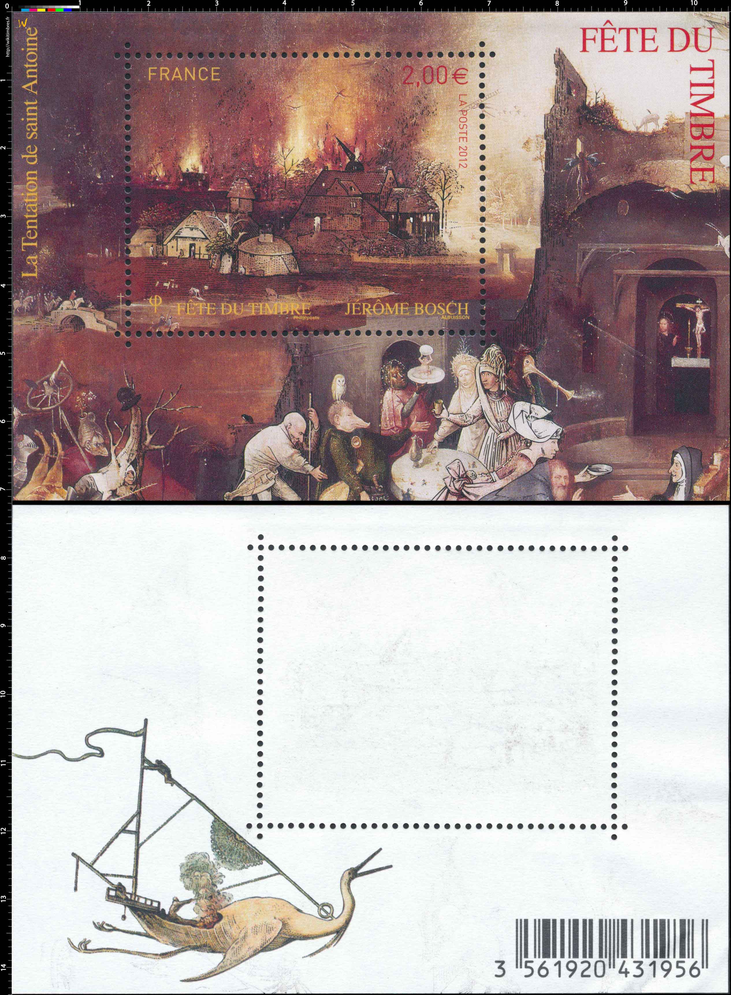 2012 fête du timbre Jérôme Bosch