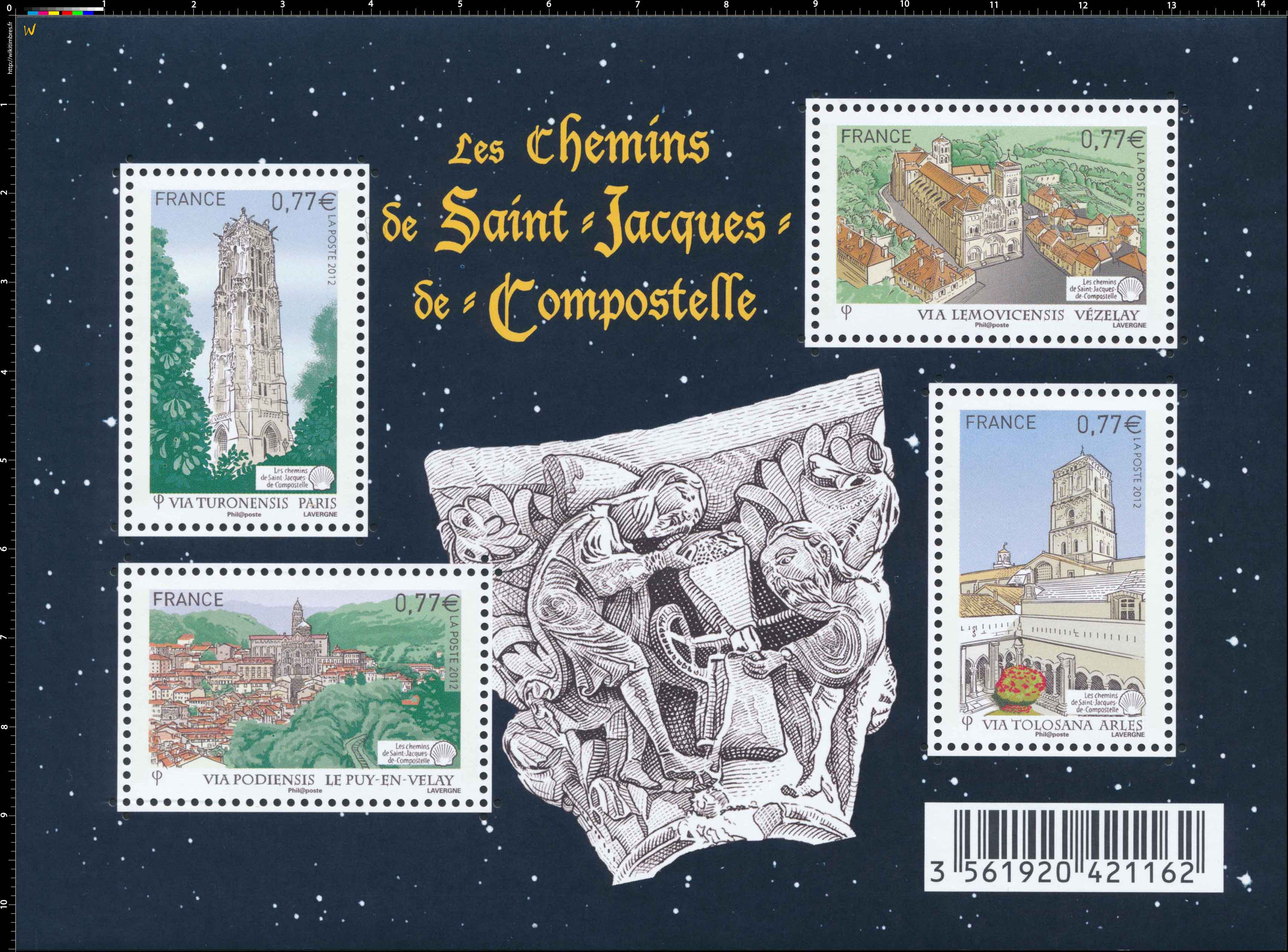 LES CHEMINS DE SAINT-JACQUES-DE-COMPOSTELLE