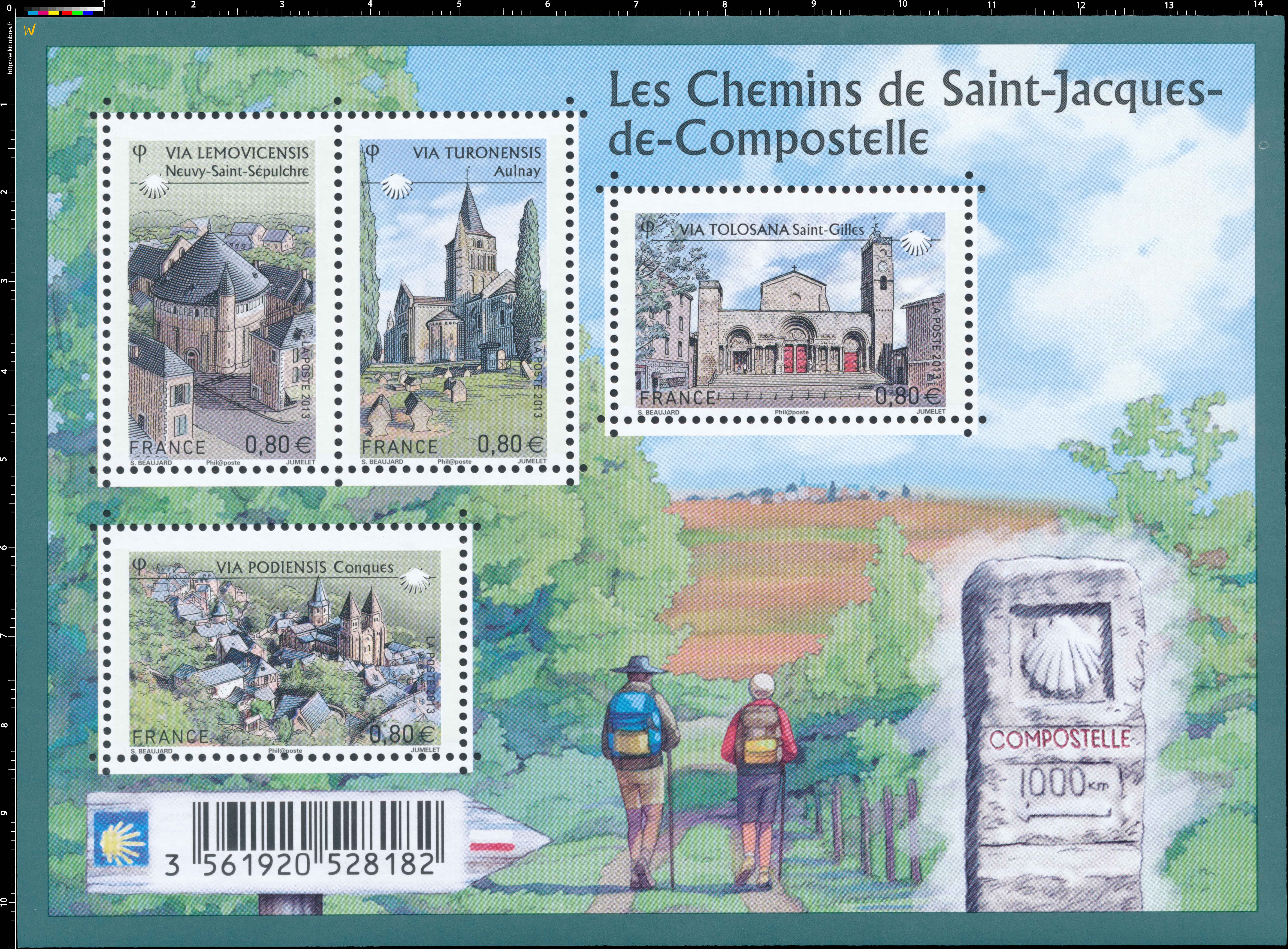Les Chemins de Saint-Jacques-de-Compostelle