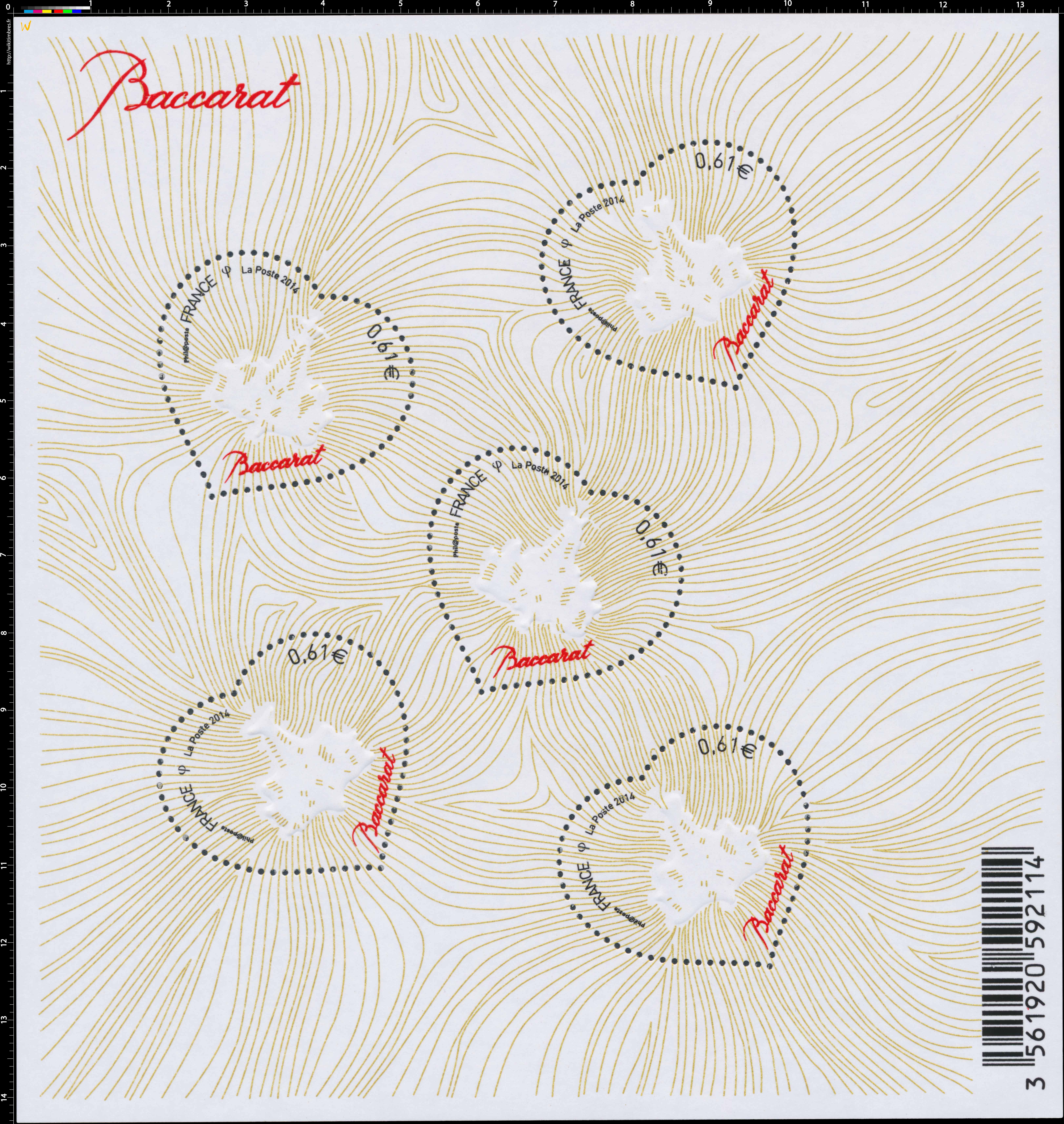 2014 Timbre Coeur Baccarat