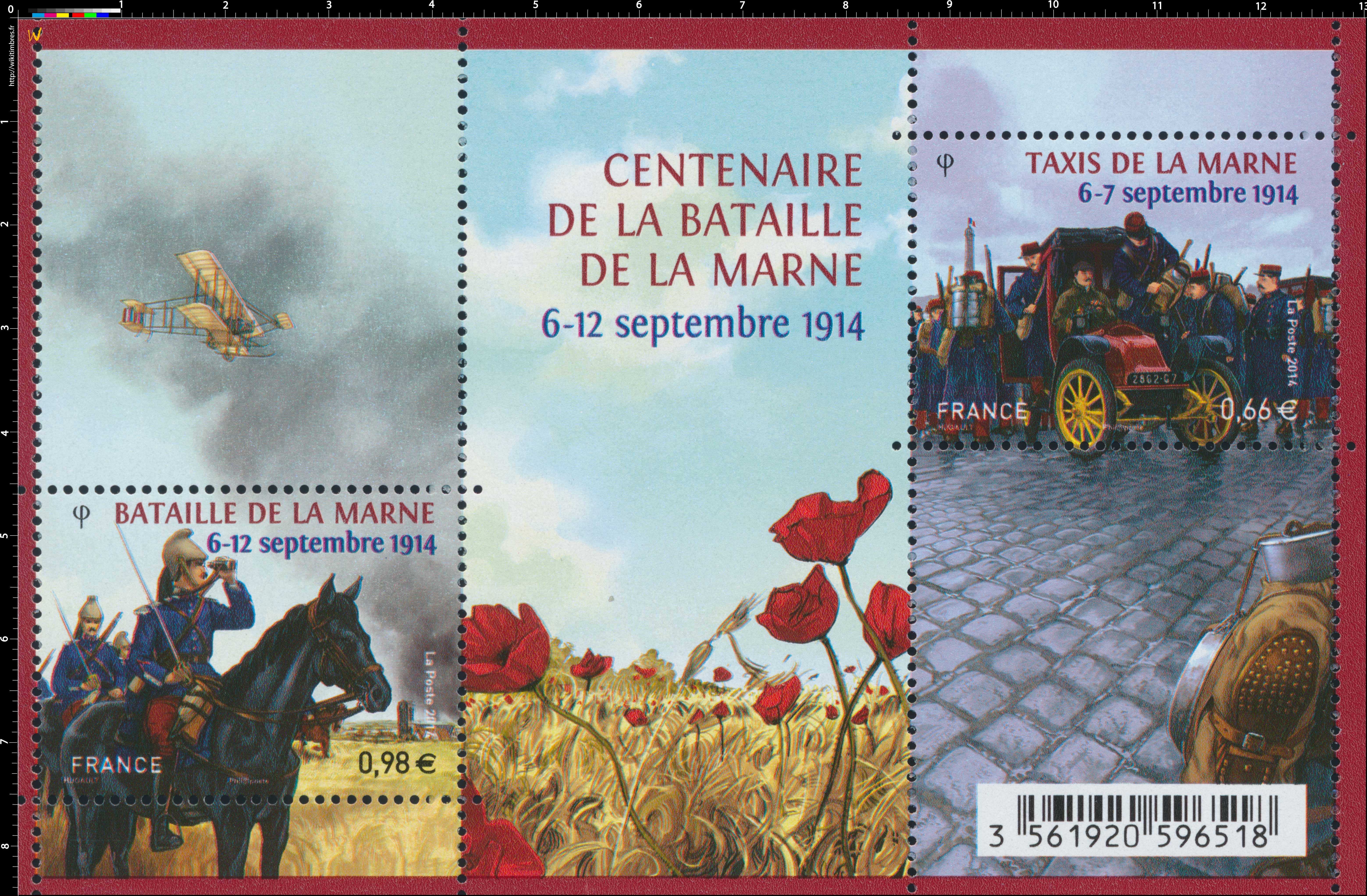 2014 CENTENAIRE DE LA BATAILLE DE LA MARNE 6-12 septembre 1914
